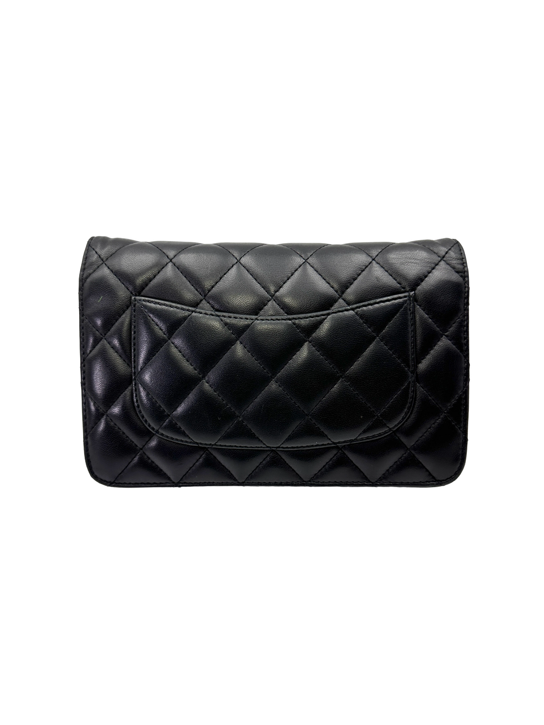 Chanel Black Quilted Leather Wallet On Chain(14***23) CC2230