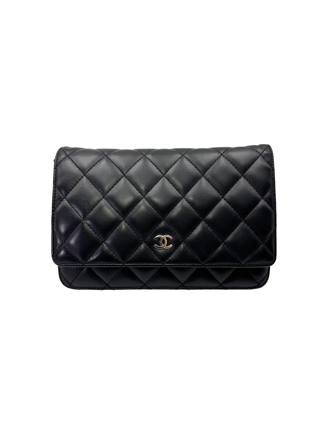 Chanel Black Quilted Leather Wallet On Chain(14***23) CC2230