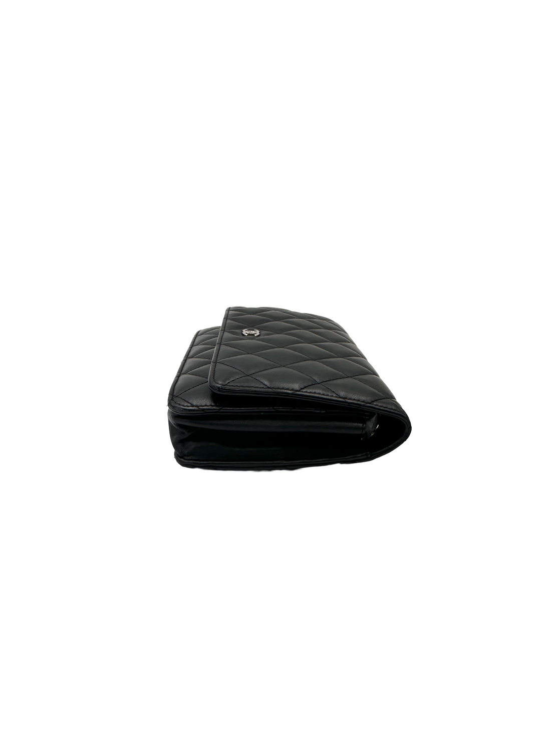 Chanel Black Quilted Leather Wallet On Chain(14***23) CC2230