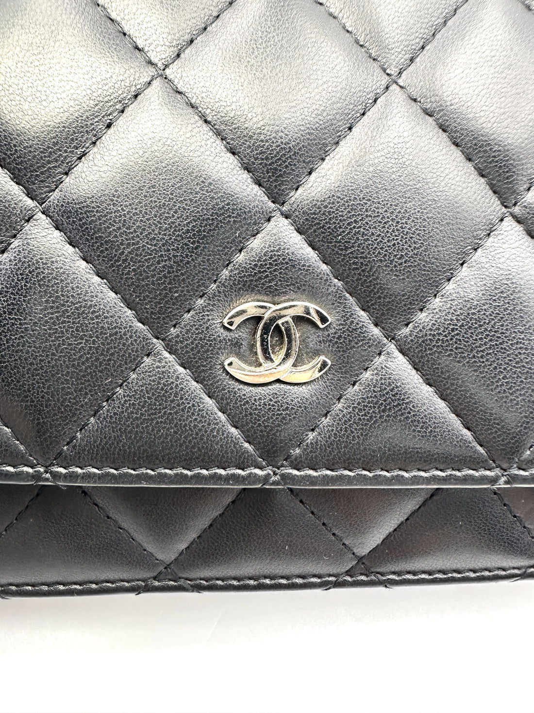 Chanel Black Quilted Leather Wallet On Chain(14***23) CC2230