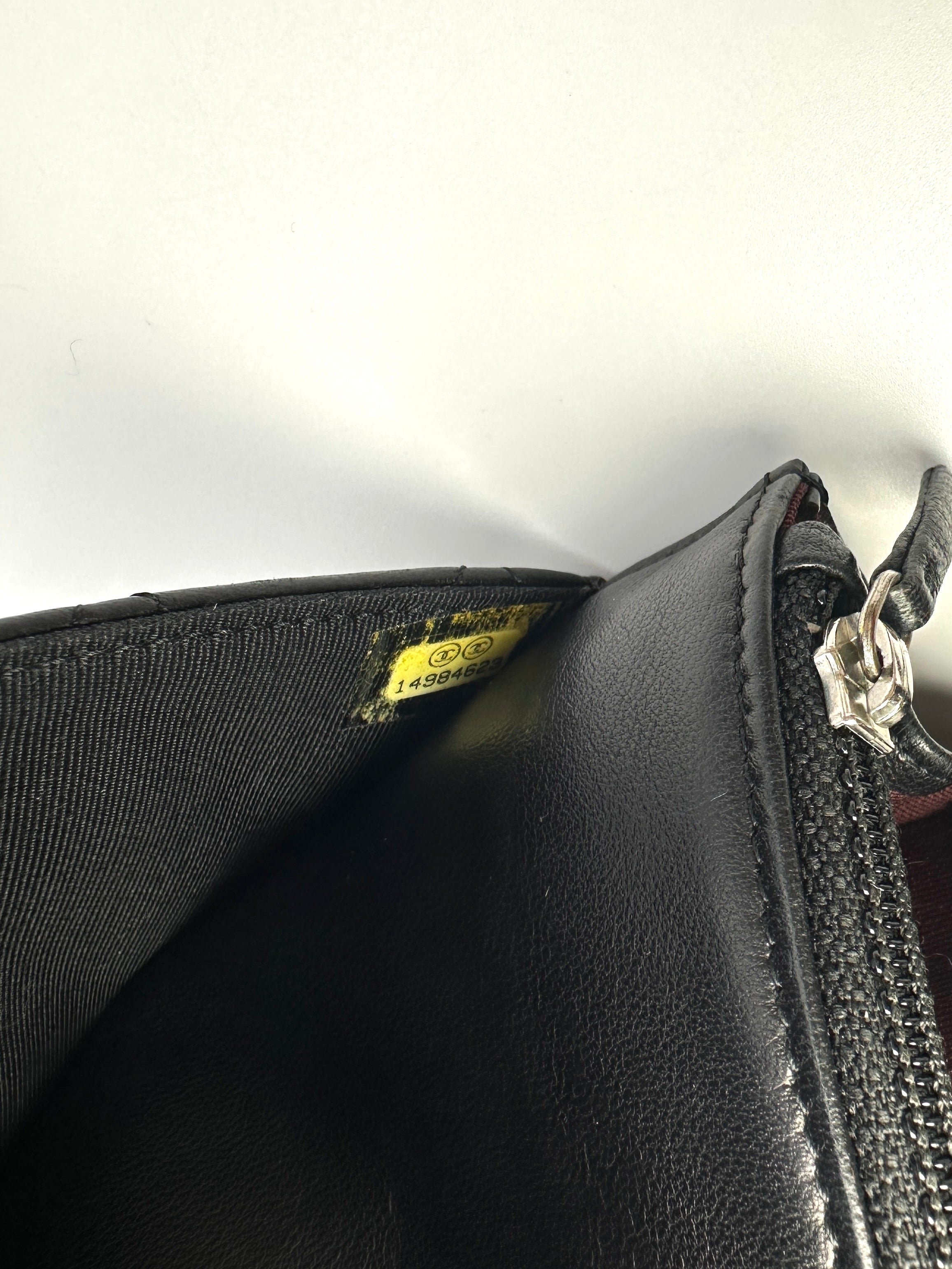 Chanel Black Quilted Leather Wallet On Chain(14***23) CC2230