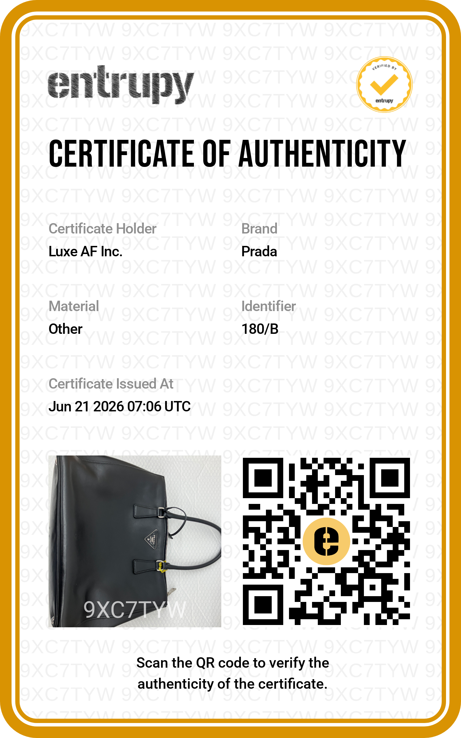 Prada Galleria Black Saffiano Leather Handle Bag PR506