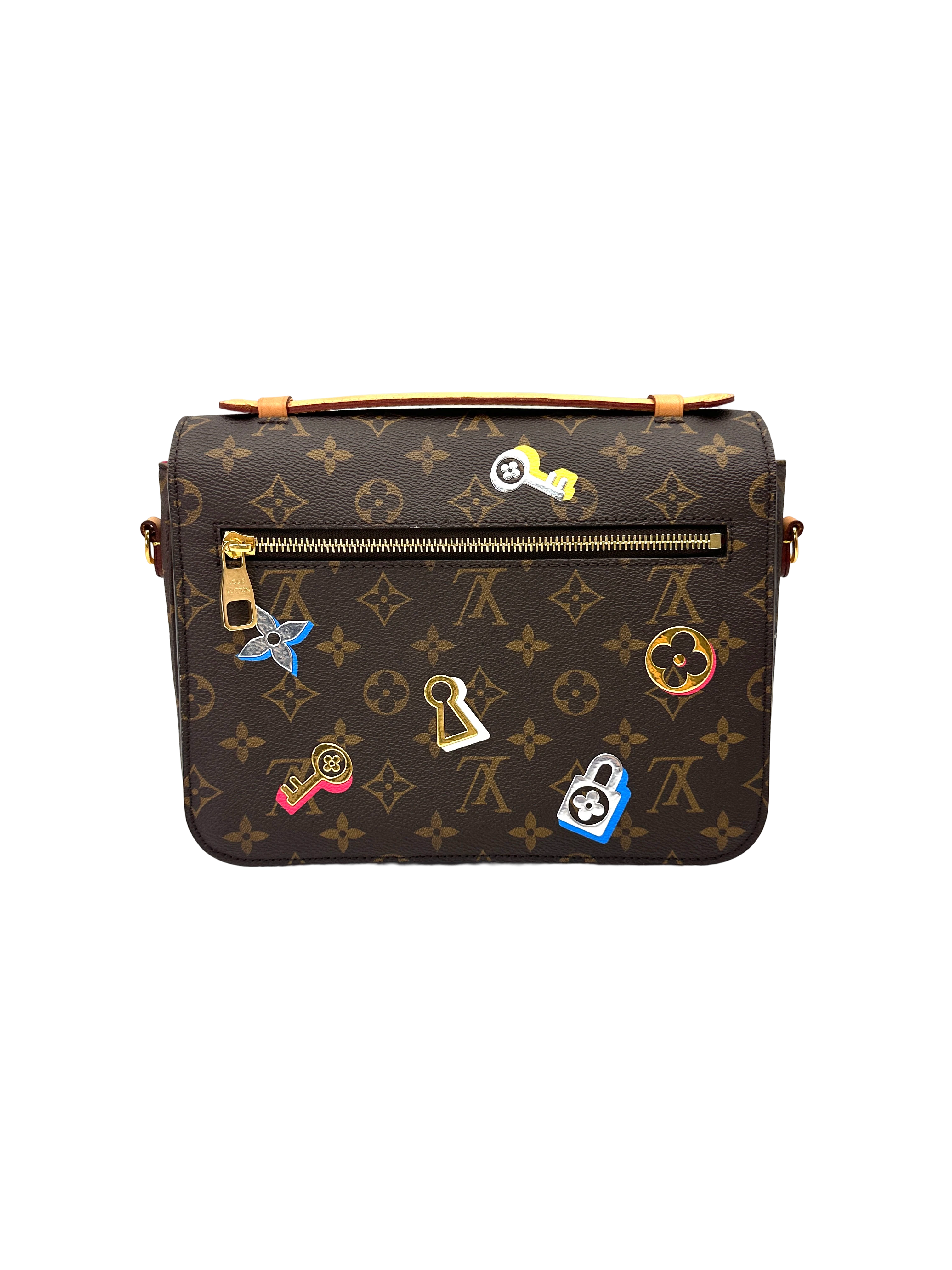 Louis Vuitton Love Lock Monogram Canvas Pochette Metis LV3087