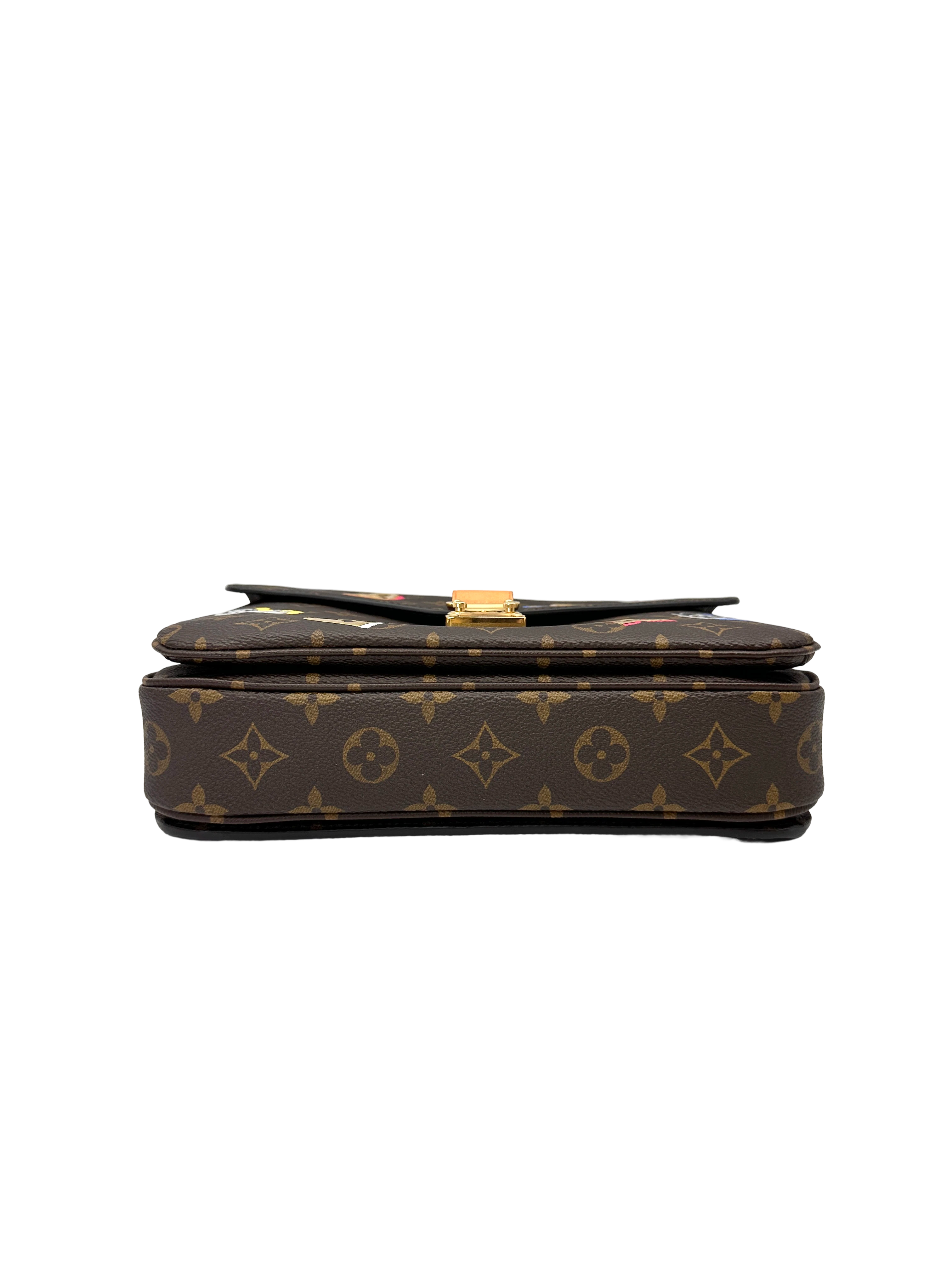 Louis Vuitton Love Lock Monogram Canvas Pochette Metis LV3087