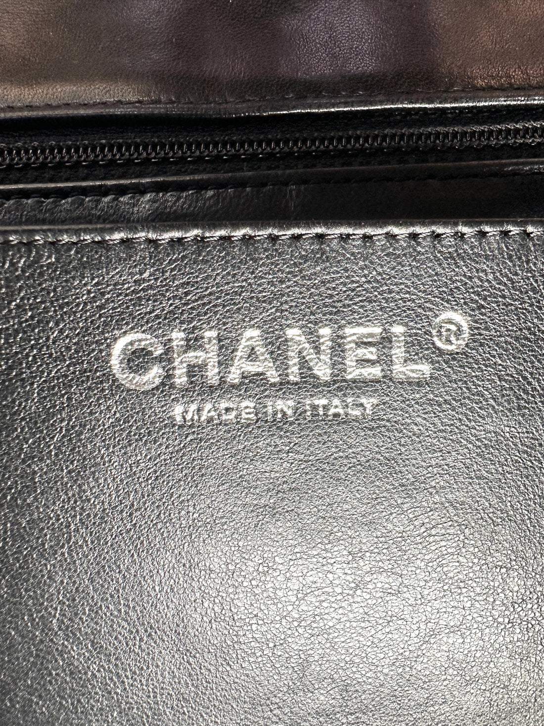 Chanel Classic Flap Black Quilted Patent Leather Jumbo Shoulder Bag With Silver Buckle(13***16) CC2235