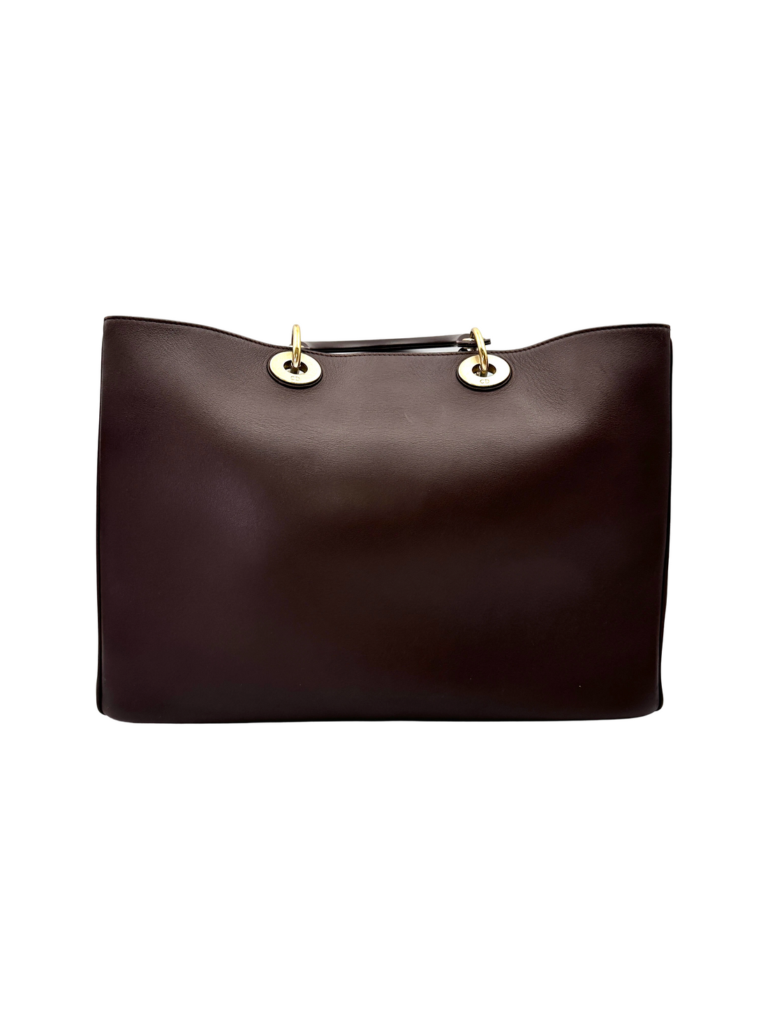Christian Dior Diorissimo Black Leather Handle Bag DR819