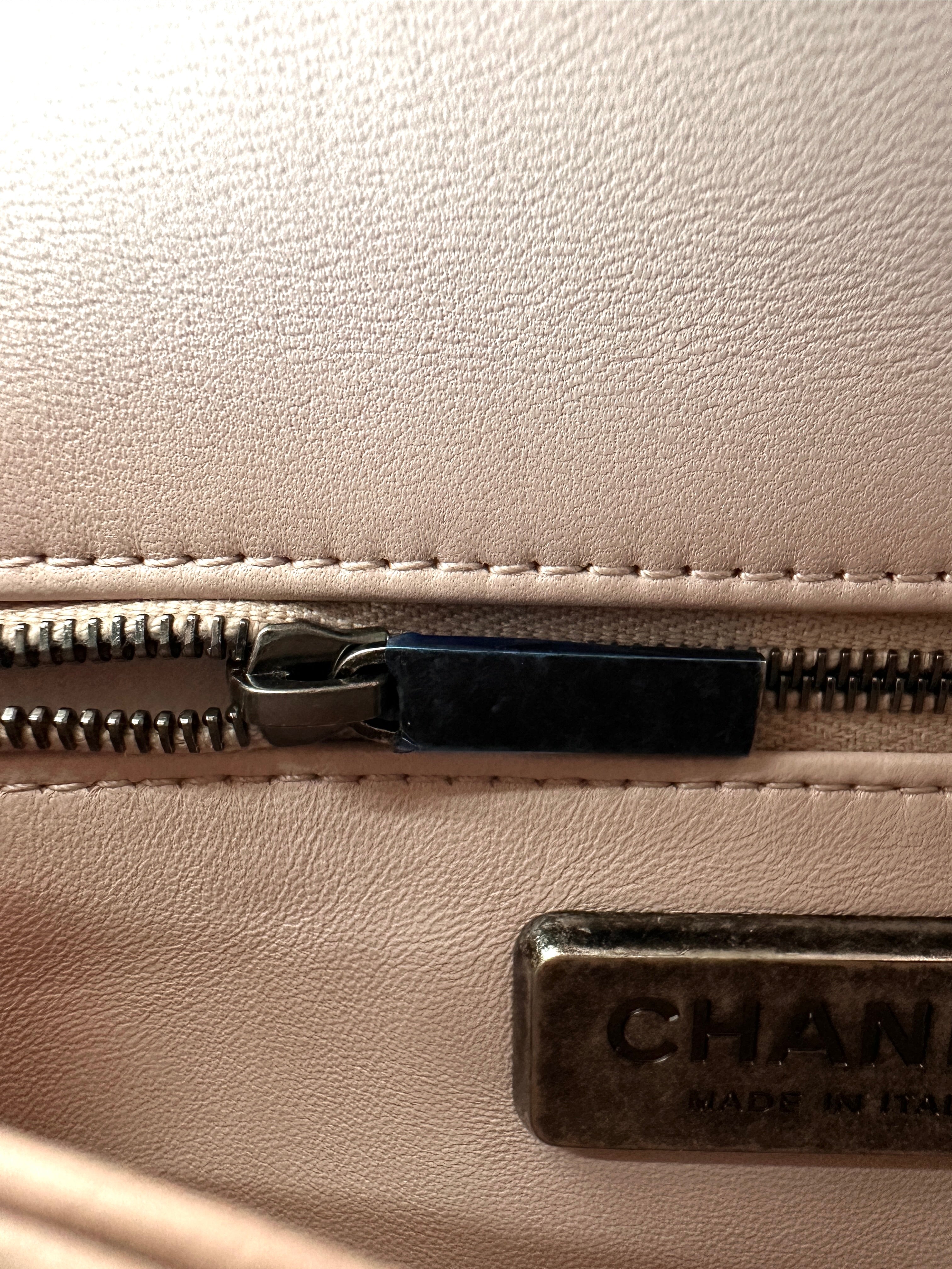 Chanel CoCo Handle Beige Python Leather Shoulder Bag(23***66) CC2237