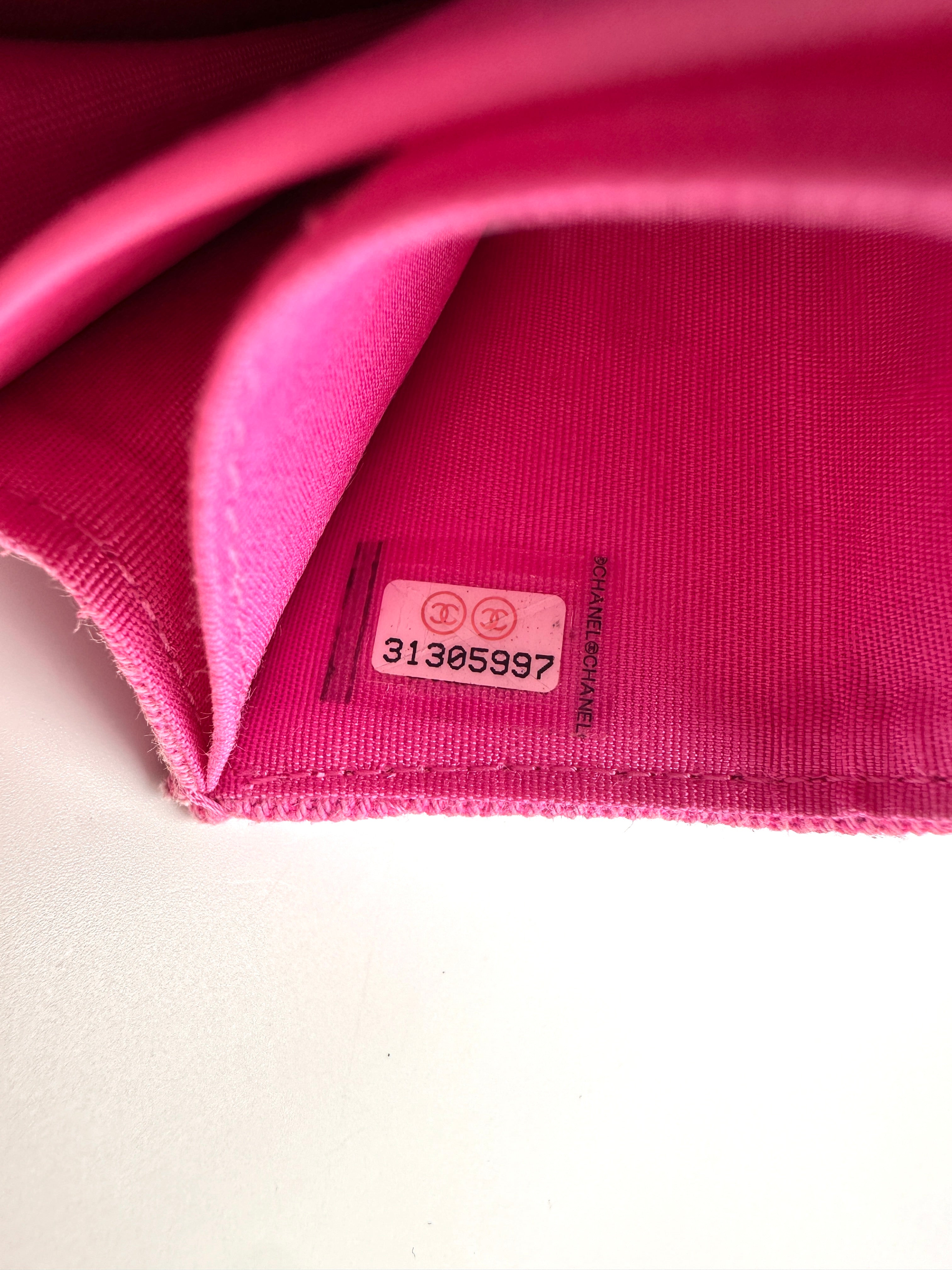 Chanel 19 Pink Tweed Wallet On Chain(31***97) CC2234