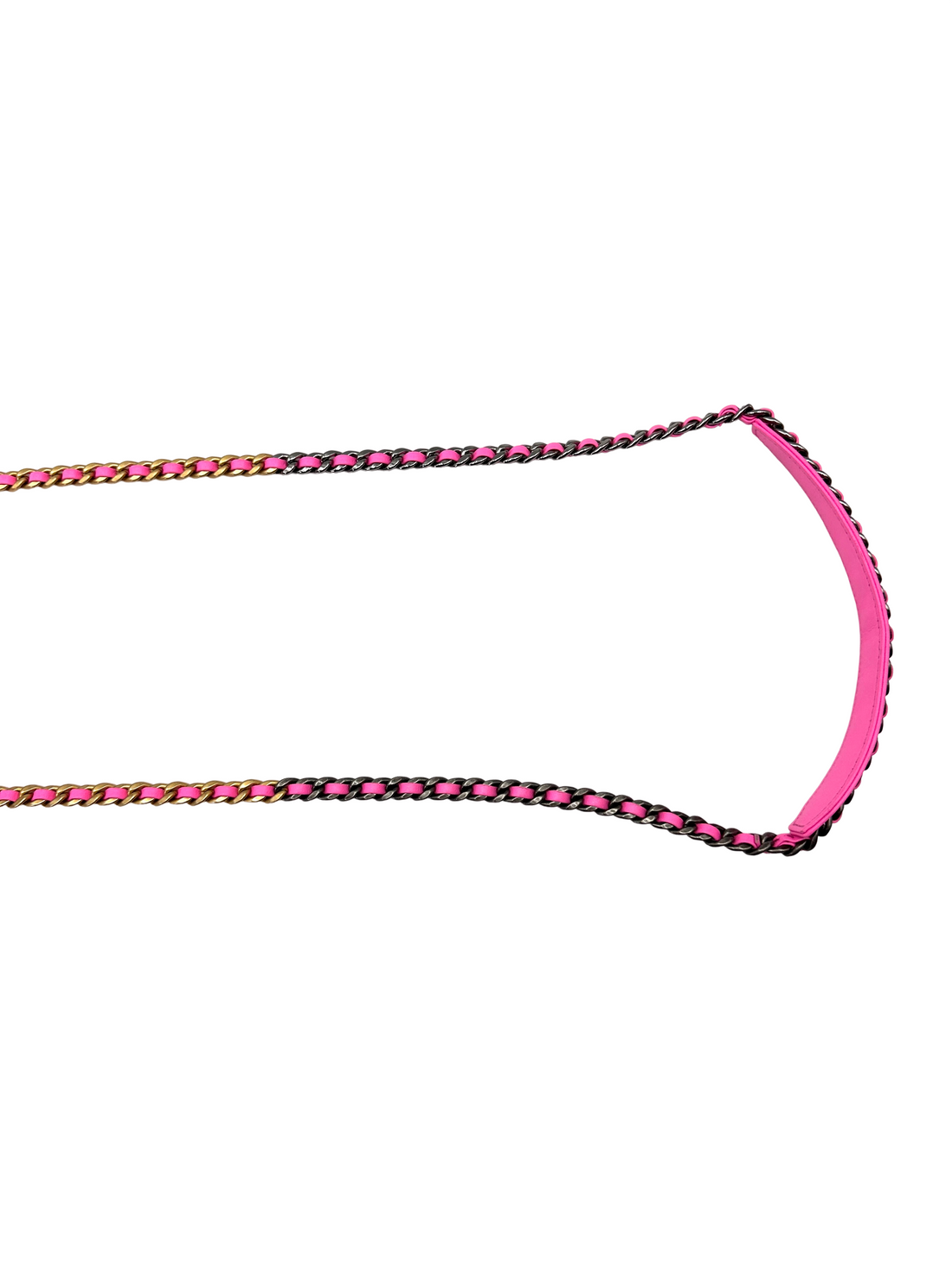 Chanel 19 Pink Tweed Wallet On Chain(31***97) CC2234
