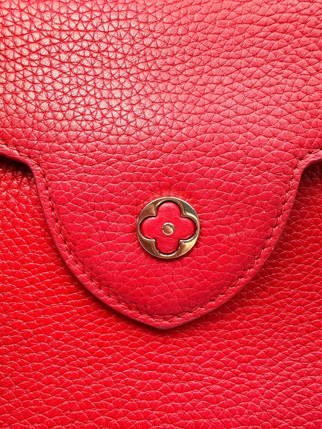 Louis Vuitton Capucines BB Red Taurillon Leather Python Handle Bag LV3099