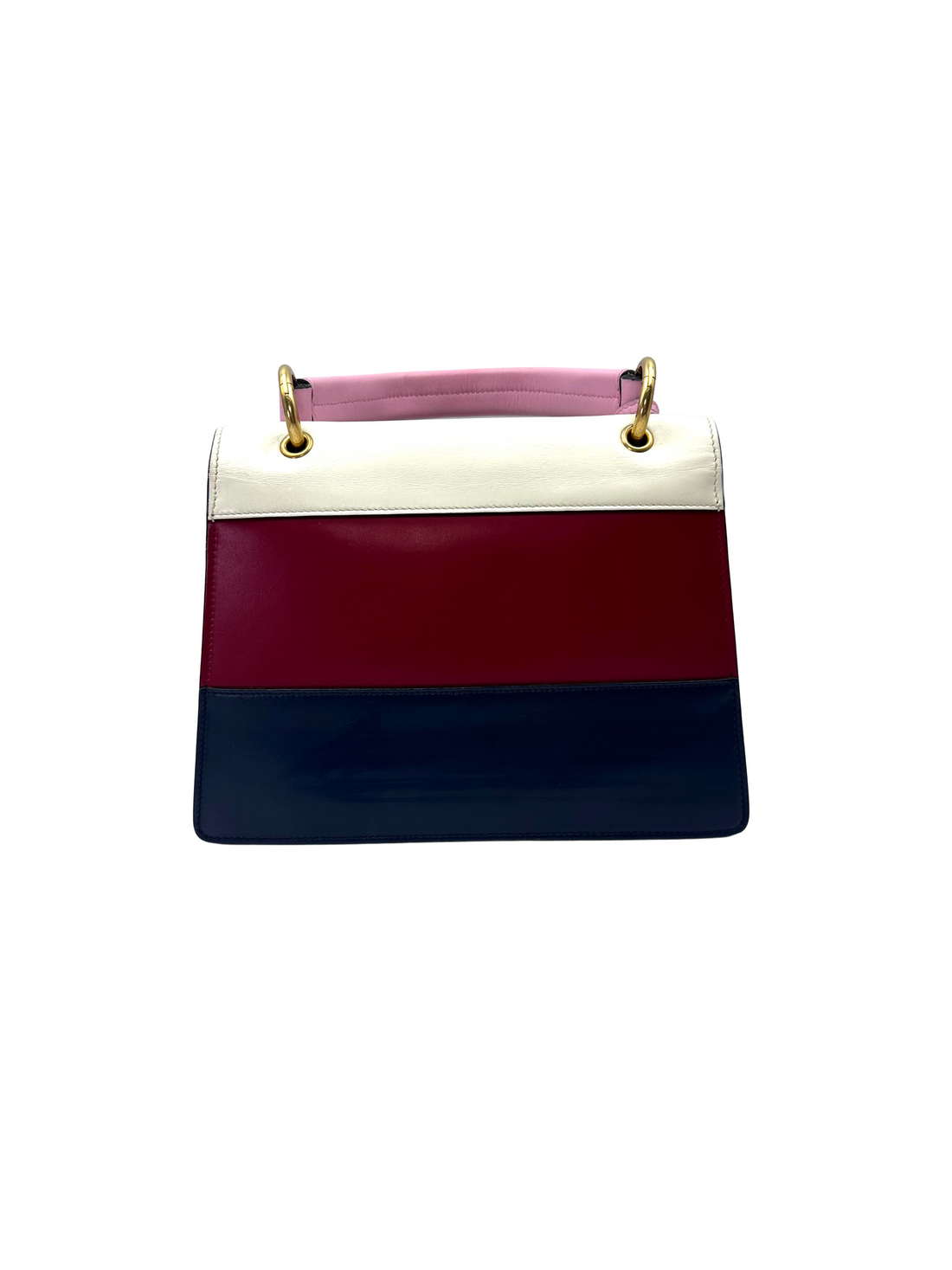 Gucci Queen Margaret Bee Multicolor Leather Top Handle Bag GG1356