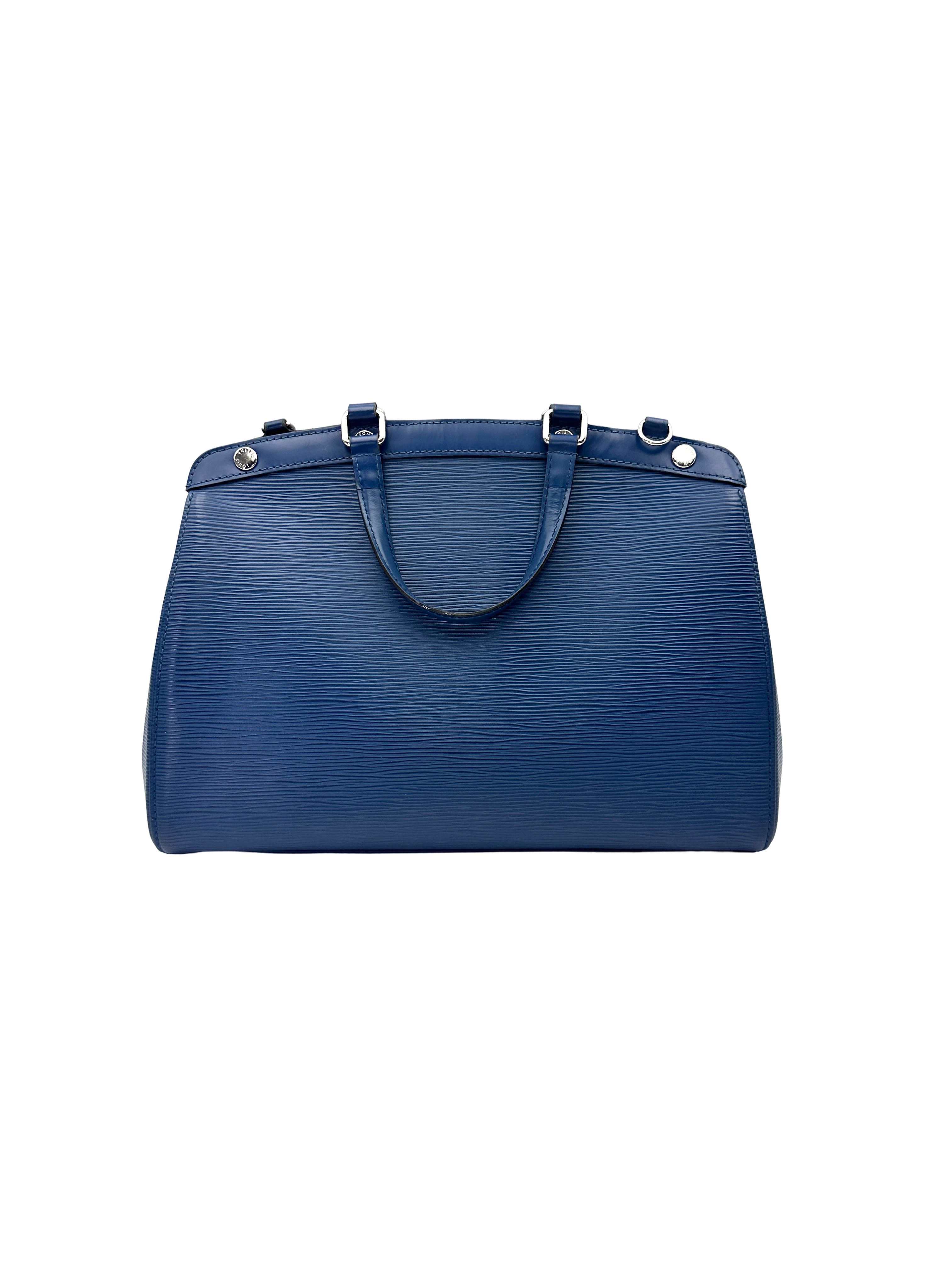 Louis Vuitton Brea Blue Epi Leather Handle Bag LV3094