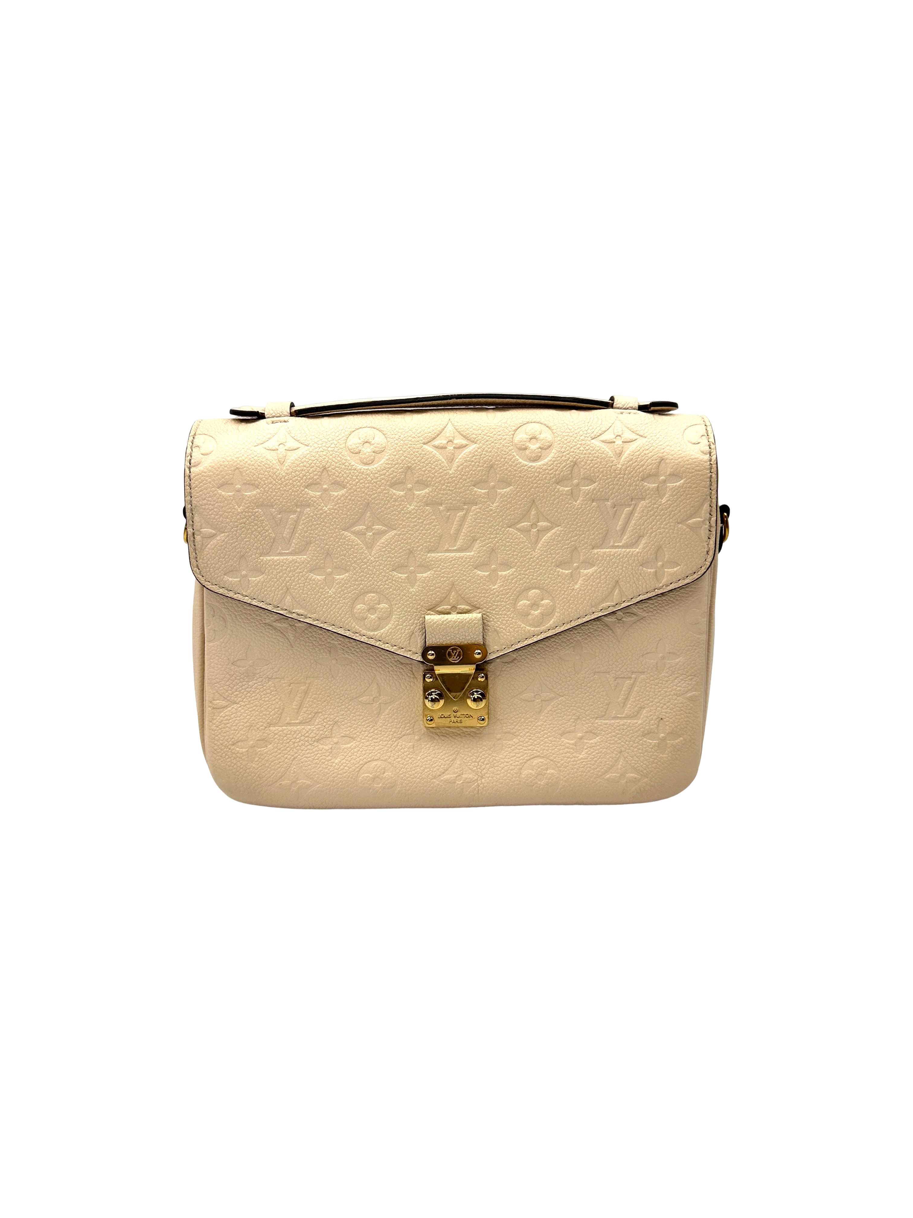 Louis Vuitton Beige Empreinte Monogram Leather Pochette Metis LV3088