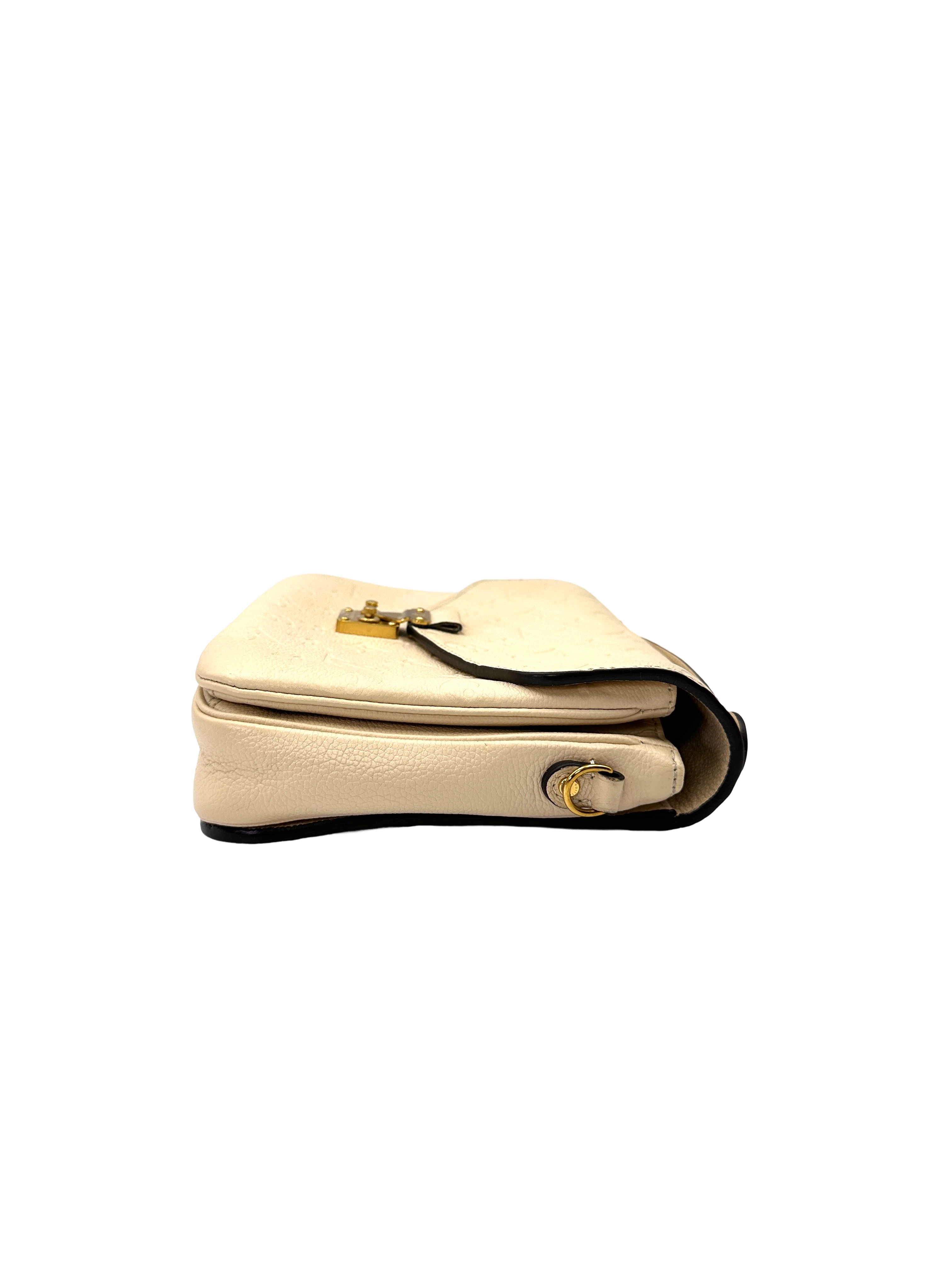 Louis Vuitton Beige Empreinte Monogram Leather Pochette Metis LV3088