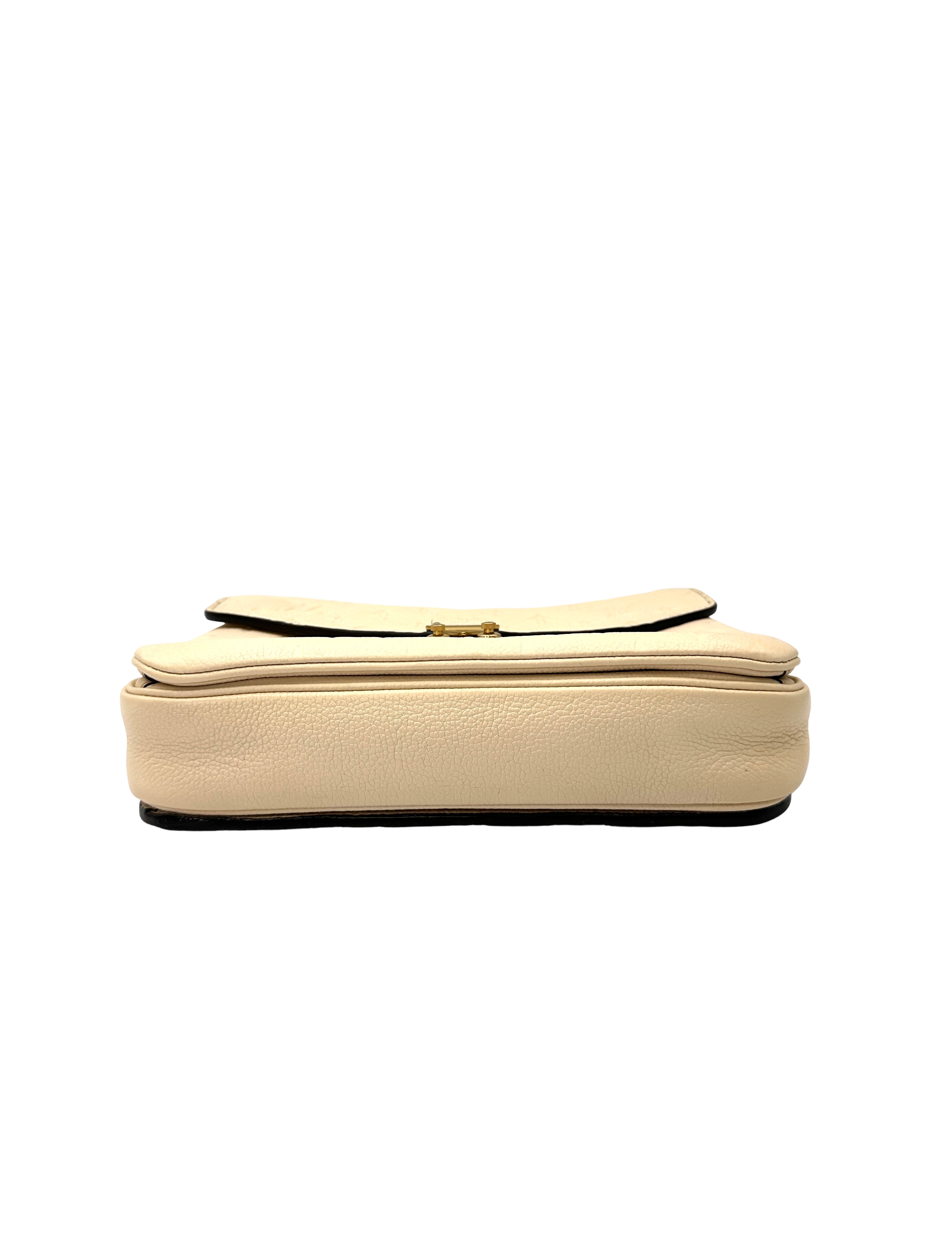 Louis Vuitton Beige Empreinte Monogram Leather Pochette Metis LV3088