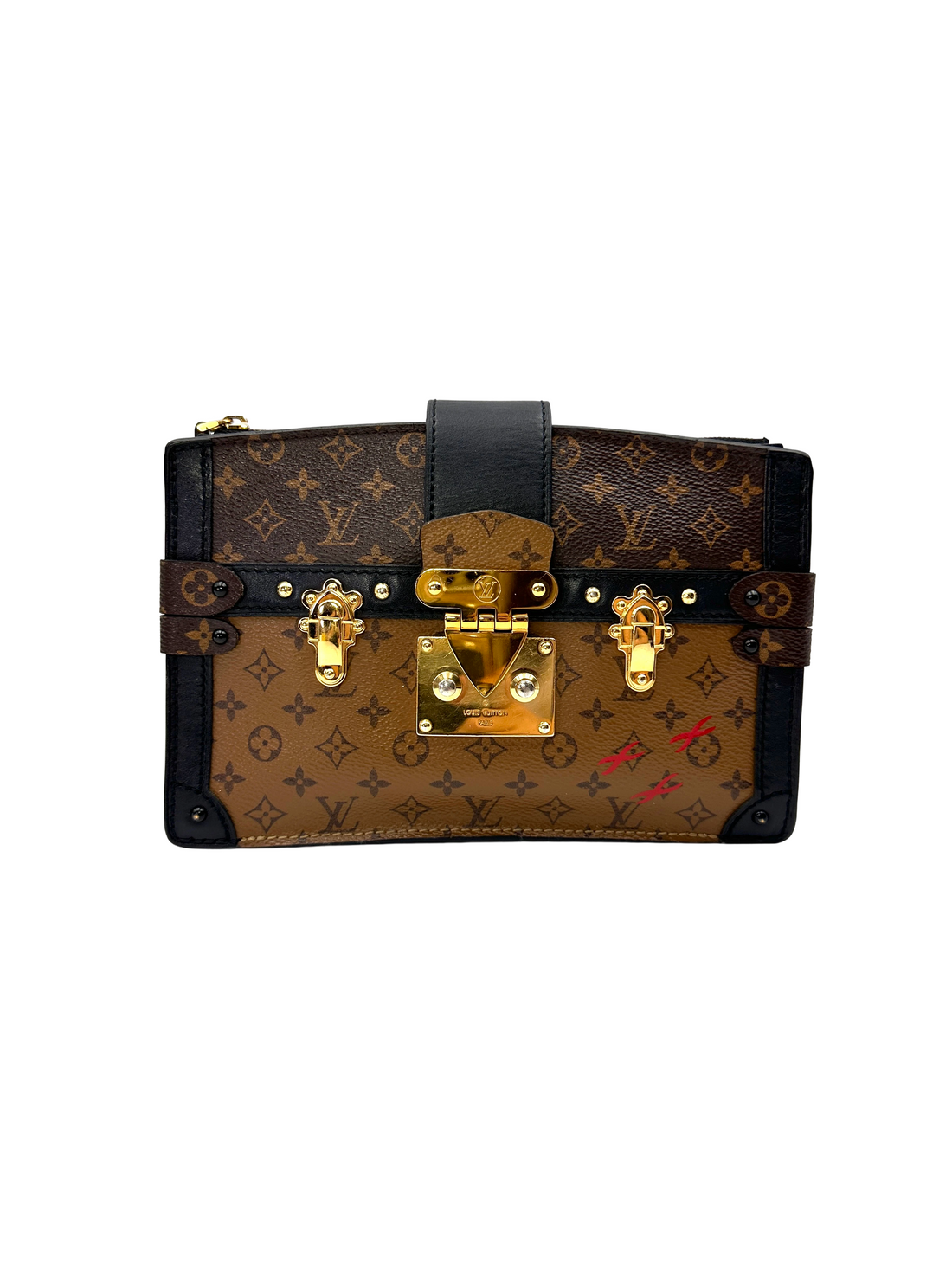 Louis Vuitton Trunk Clutch Monogram Canvas Bag LV3093