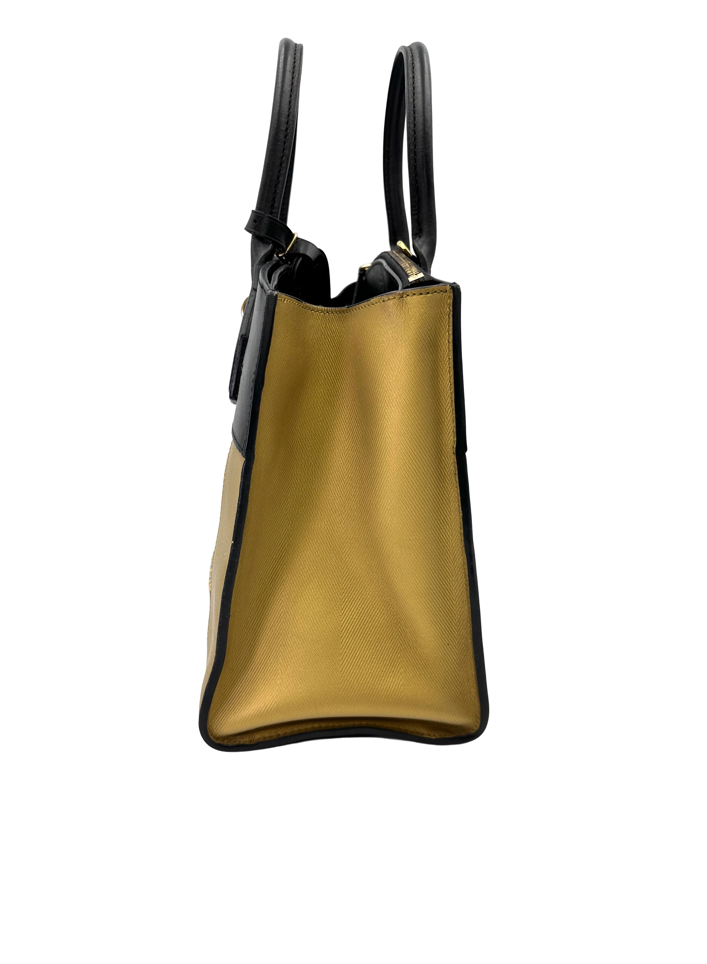 Louis Vuitton City Steamer "Night Lights" Monogram Reverse Canvas & Black Leather Handle Bag LV3092