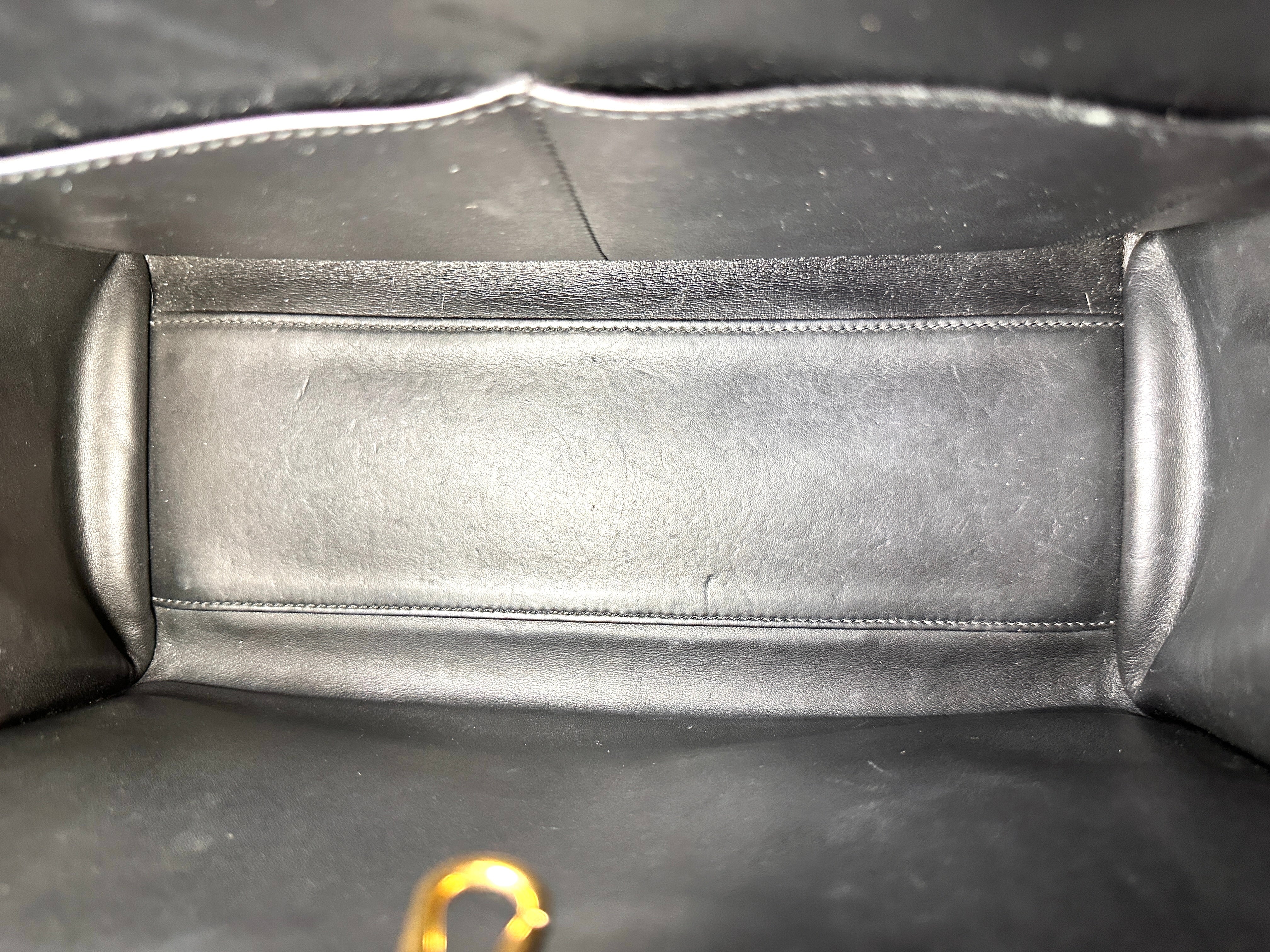 Louis Vuitton City Steamer "Night Lights" Monogram Reverse Canvas & Black Leather Handle Bag LV3092
