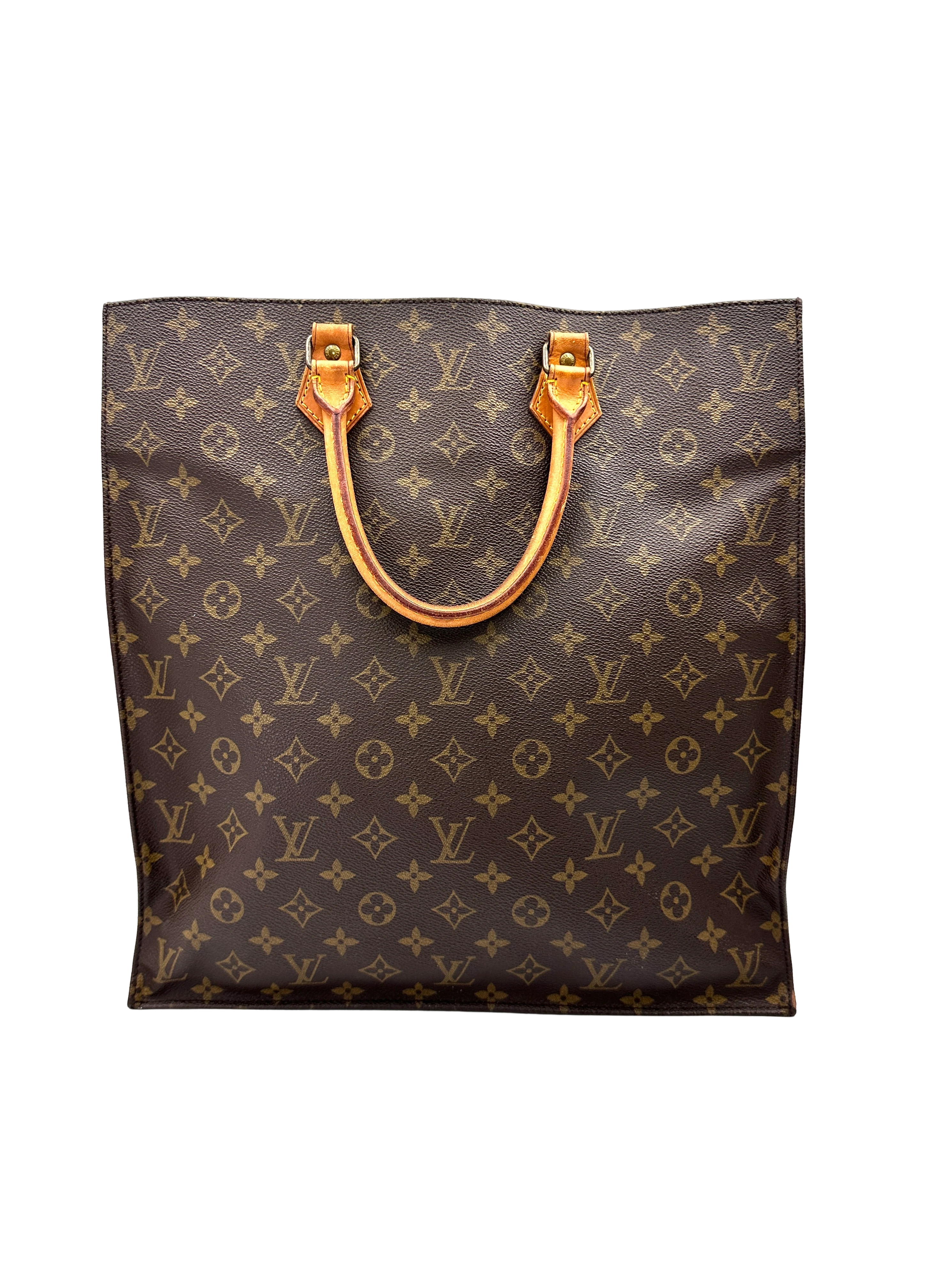 Louis Vuitton Sac Plat GM Monogram Canvas Handle Bag LV3097
