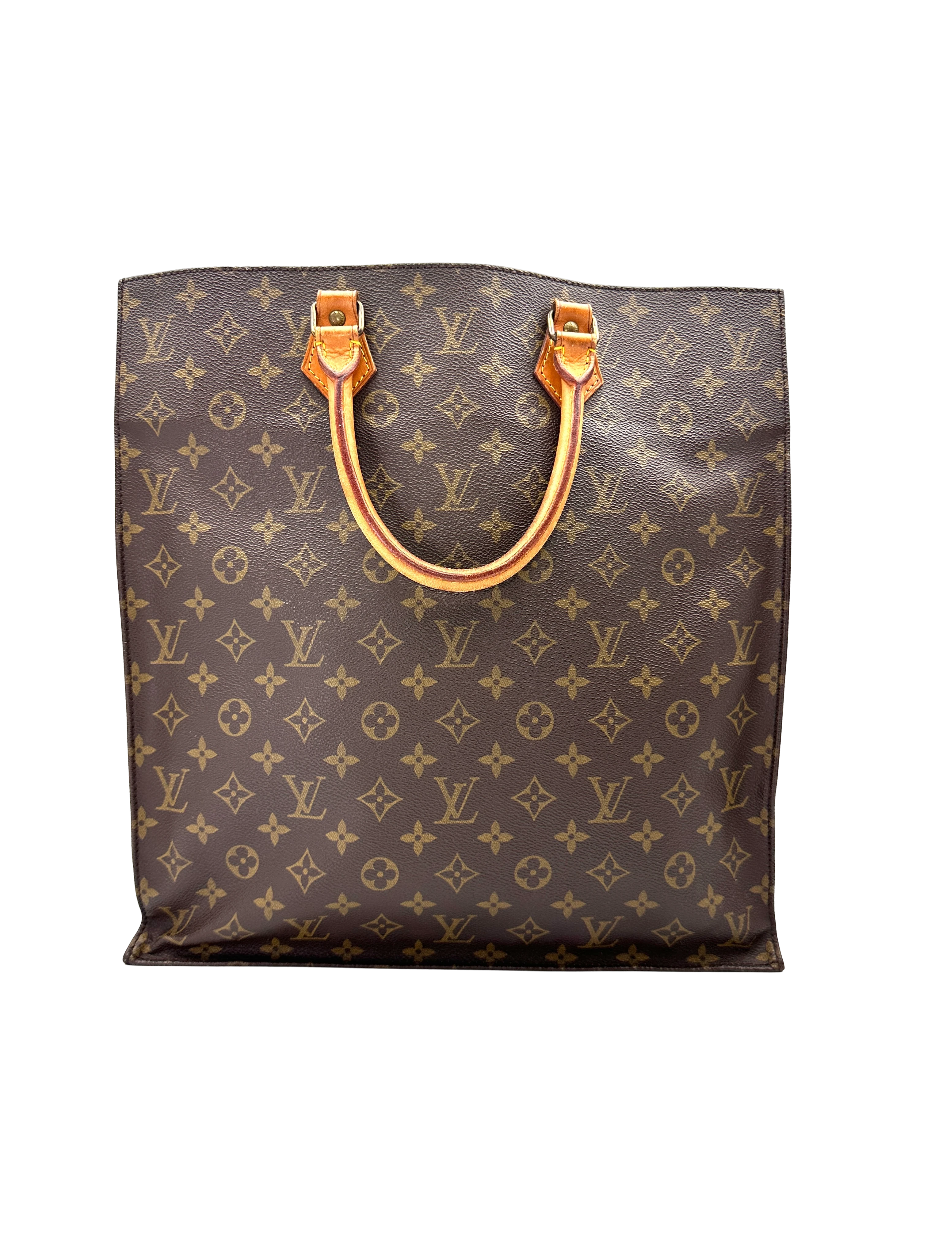 Louis Vuitton Sac Plat GM Monogram Canvas Handle Bag LV3097