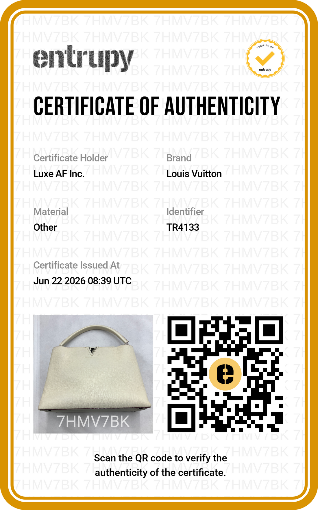 Louis Vuitton Capucines GM White Taurillon Leather Handle Bag LV3100
