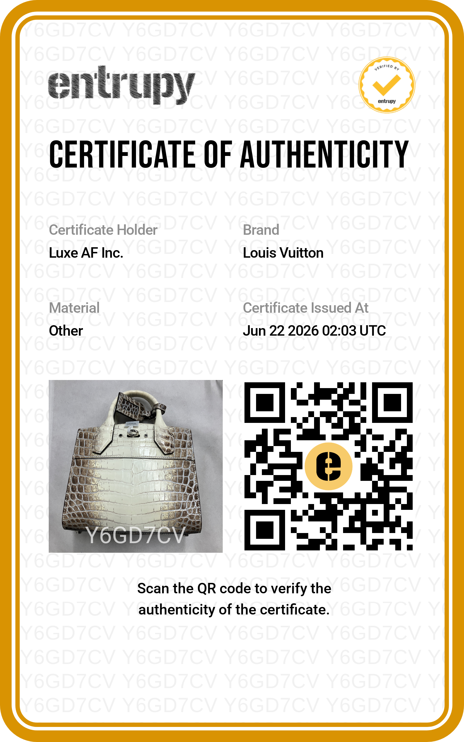 Louis Vuitton City Steamer White Sahara Crocodile Leather Mini Handle Bag LV3098