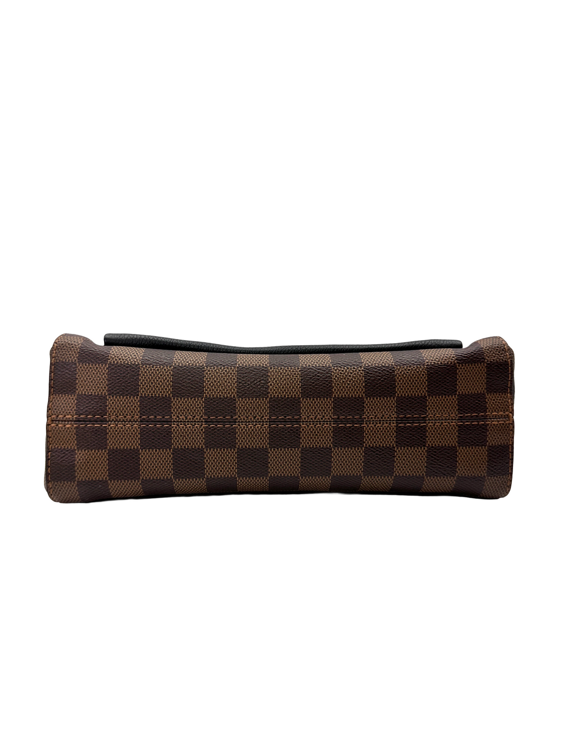 Louis Vuitton Vavin MM Damier Ebene & Black Leather Wallet On Chain LV3101