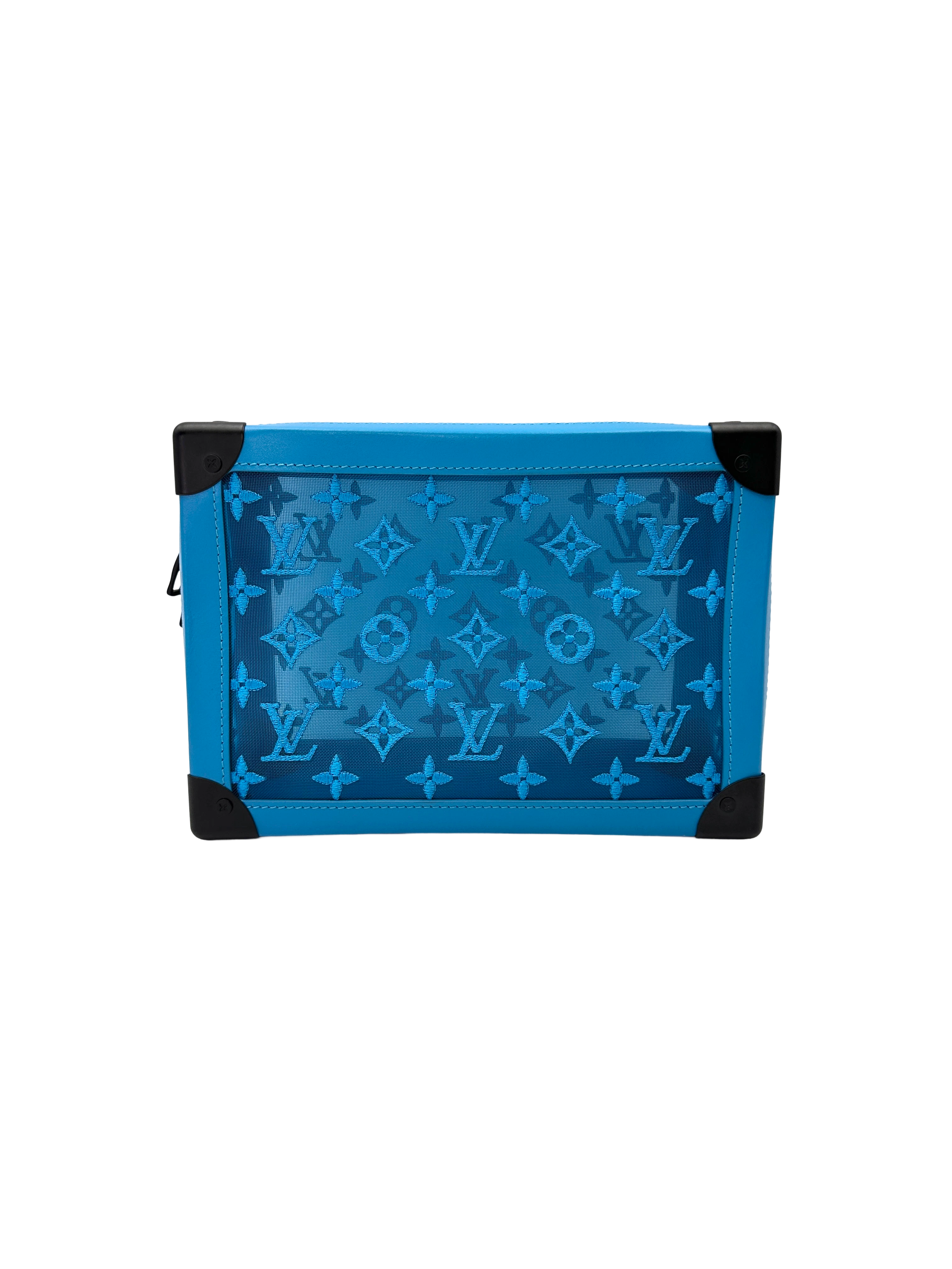 Louis Vuitton Blue Monogram Mesh Soft Trunk LV3103