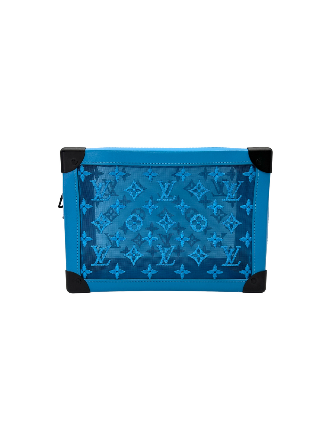 Louis Vuitton Blue Monogram Mesh Soft Trunk LV3103