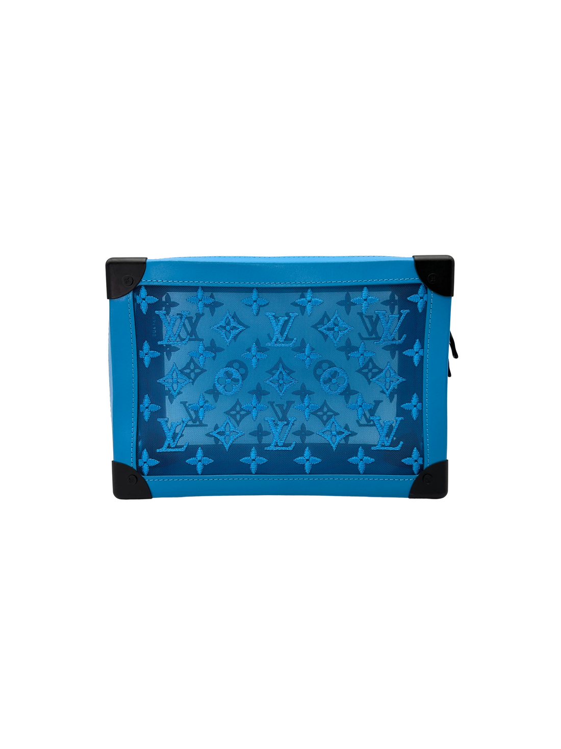 Louis Vuitton Blue Monogram Mesh Soft Trunk LV3103