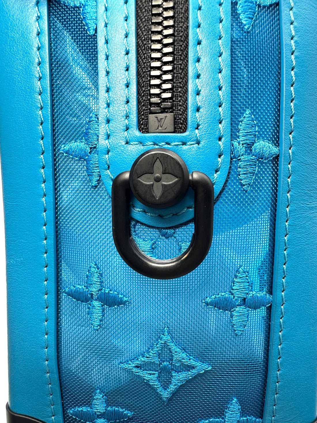 Louis Vuitton Blue Monogram Mesh Soft Trunk LV3103