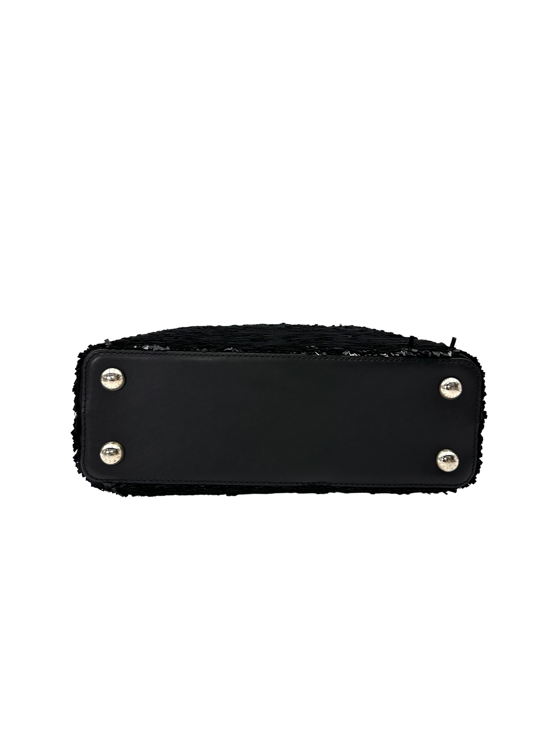 Louis Vuitton Capucines Black Sequin Handle Bag LV3102