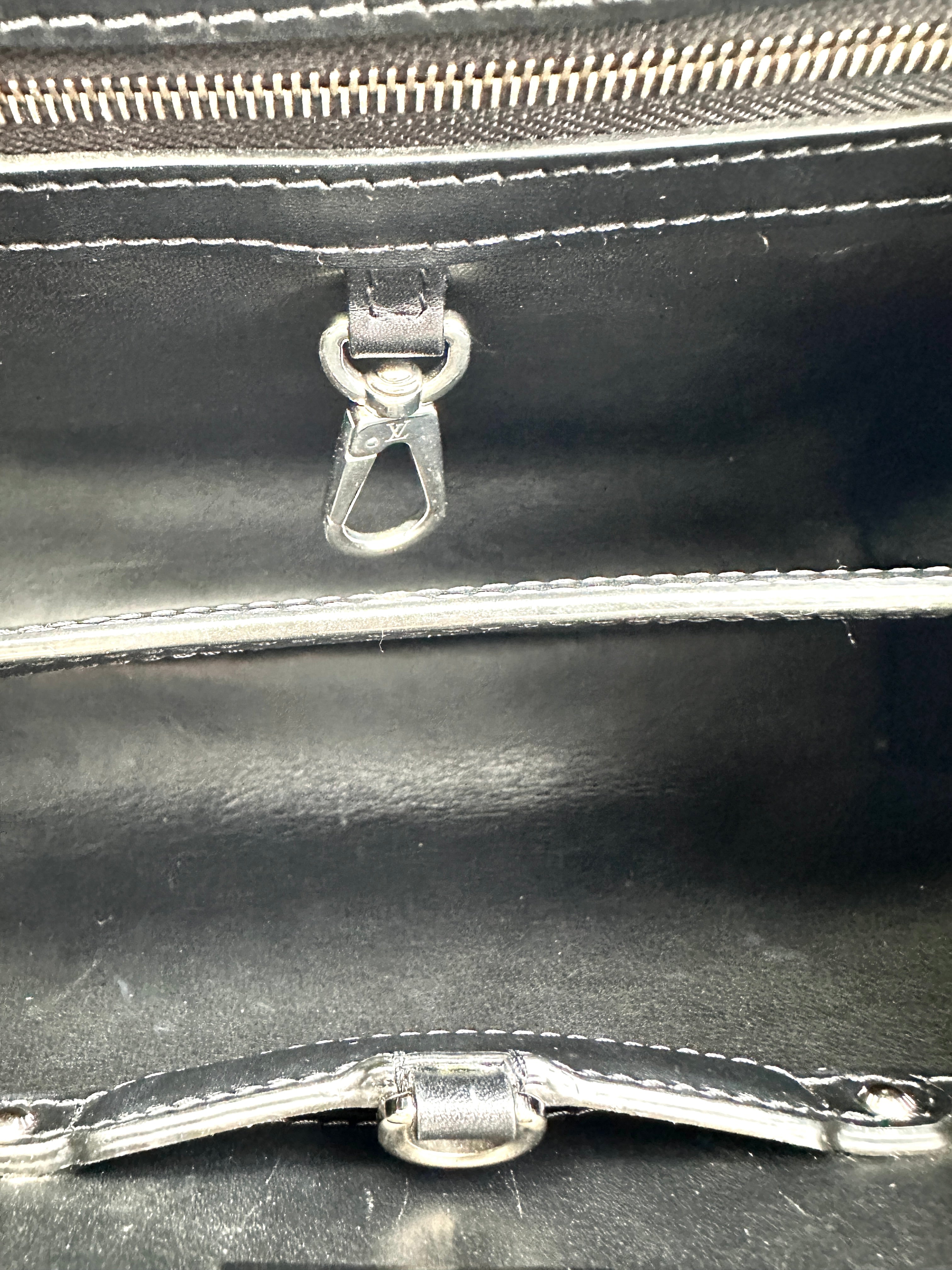 Louis Vuitton Capucines Black Sequin Handle Bag LV3102