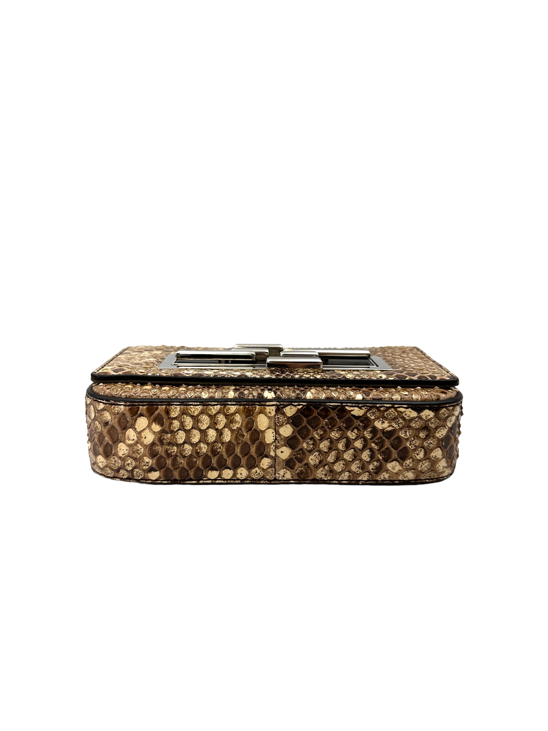 Fendi 3Baguette Python Leather Shoulder Bag FF125