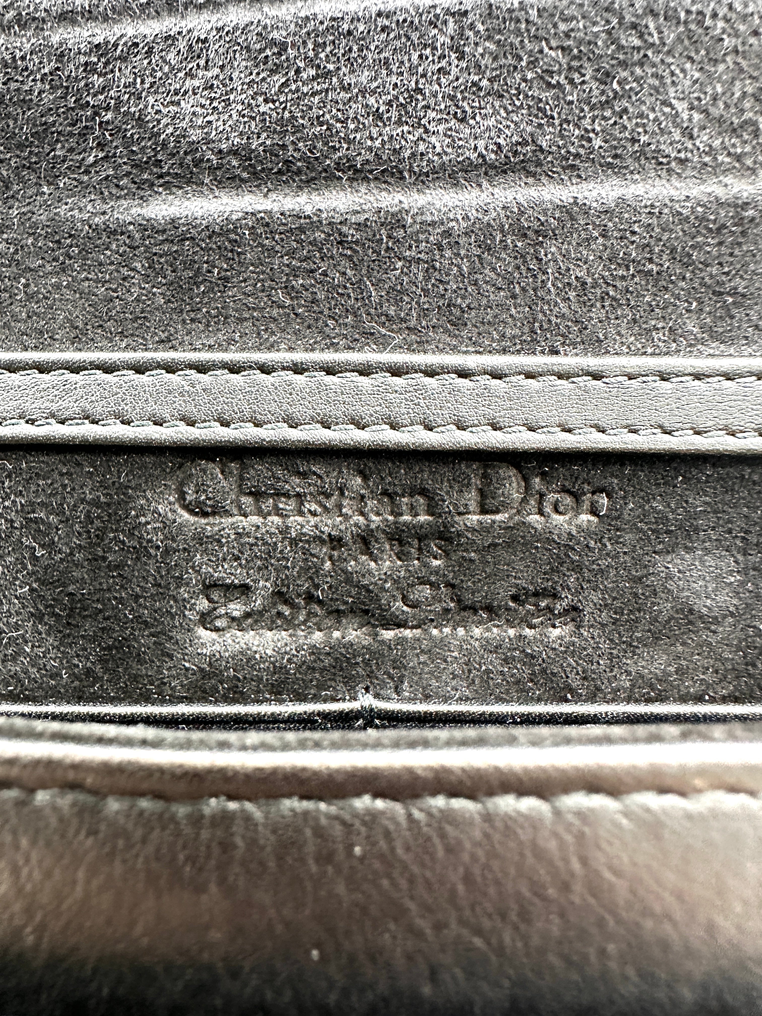Christian Dior Graffiti Heart Pattern Zip Pouch Clutch DR820