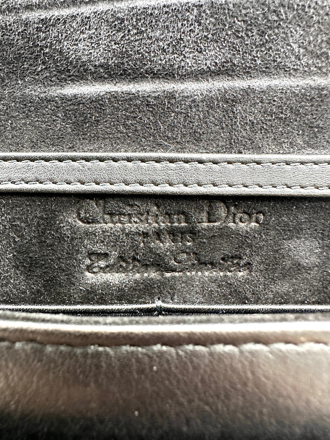 Christian Dior Graffiti Heart Pattern Zip Pouch Clutch DR820