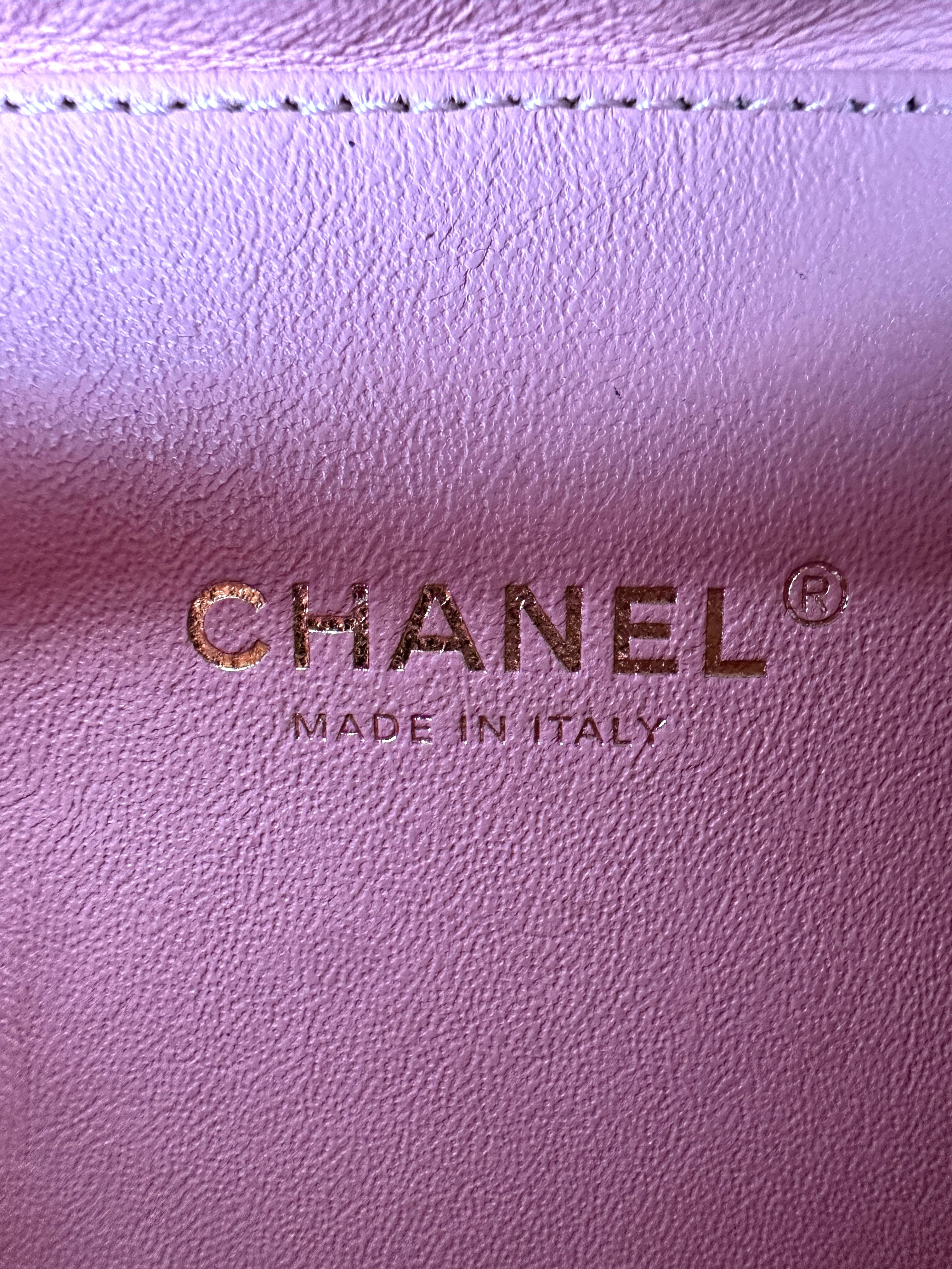 Chanel CC Filigree Pink Quilted Leather Top Handle Vanity Case(27***78) CC2247