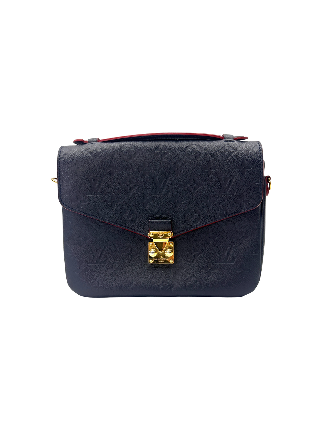 Louis Vuitton Navy Empreinte Monogram Leather Pochette Metis LV3107