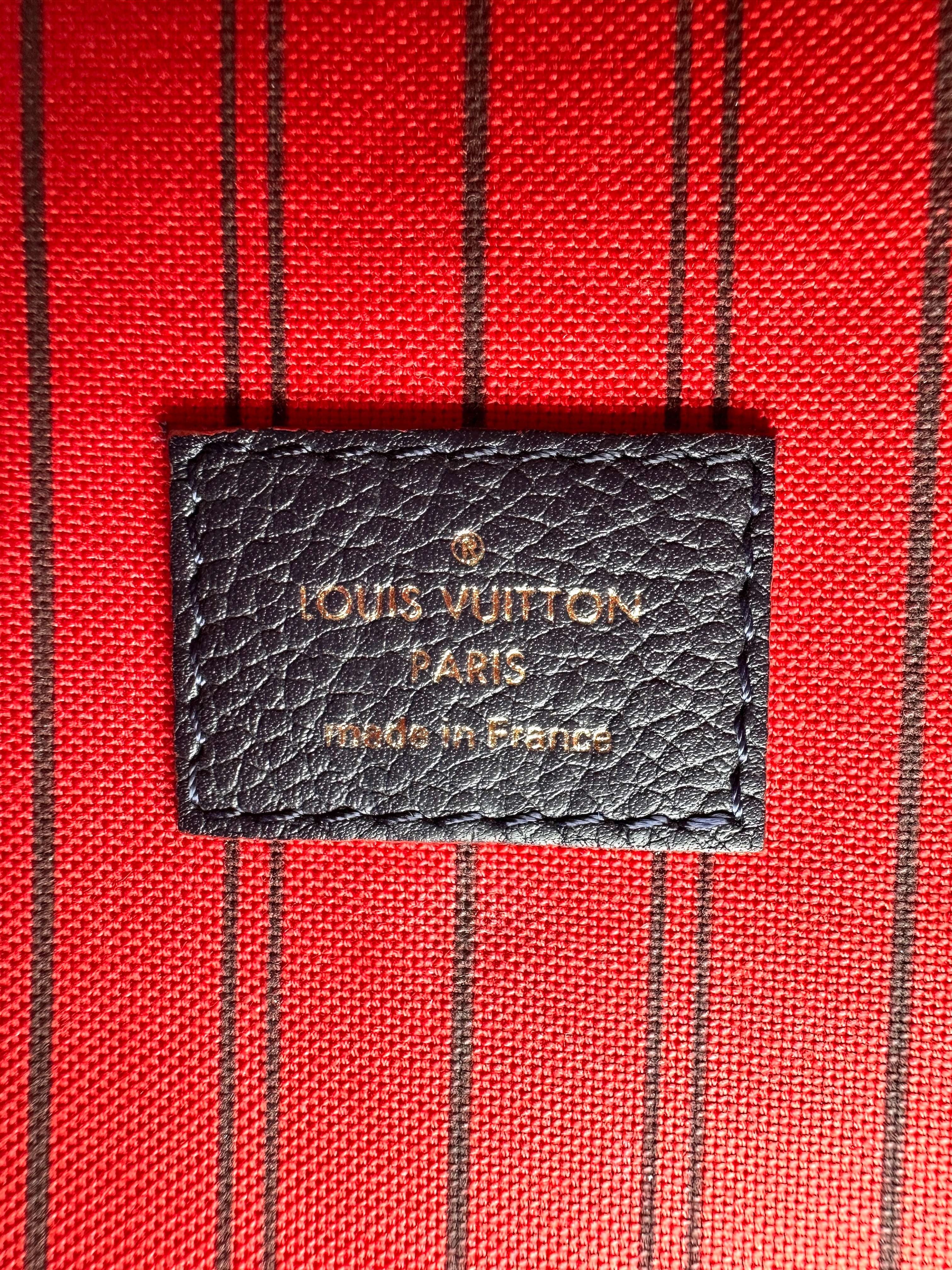 Louis Vuitton Navy Empreinte Monogram Leather Pochette Metis LV3107