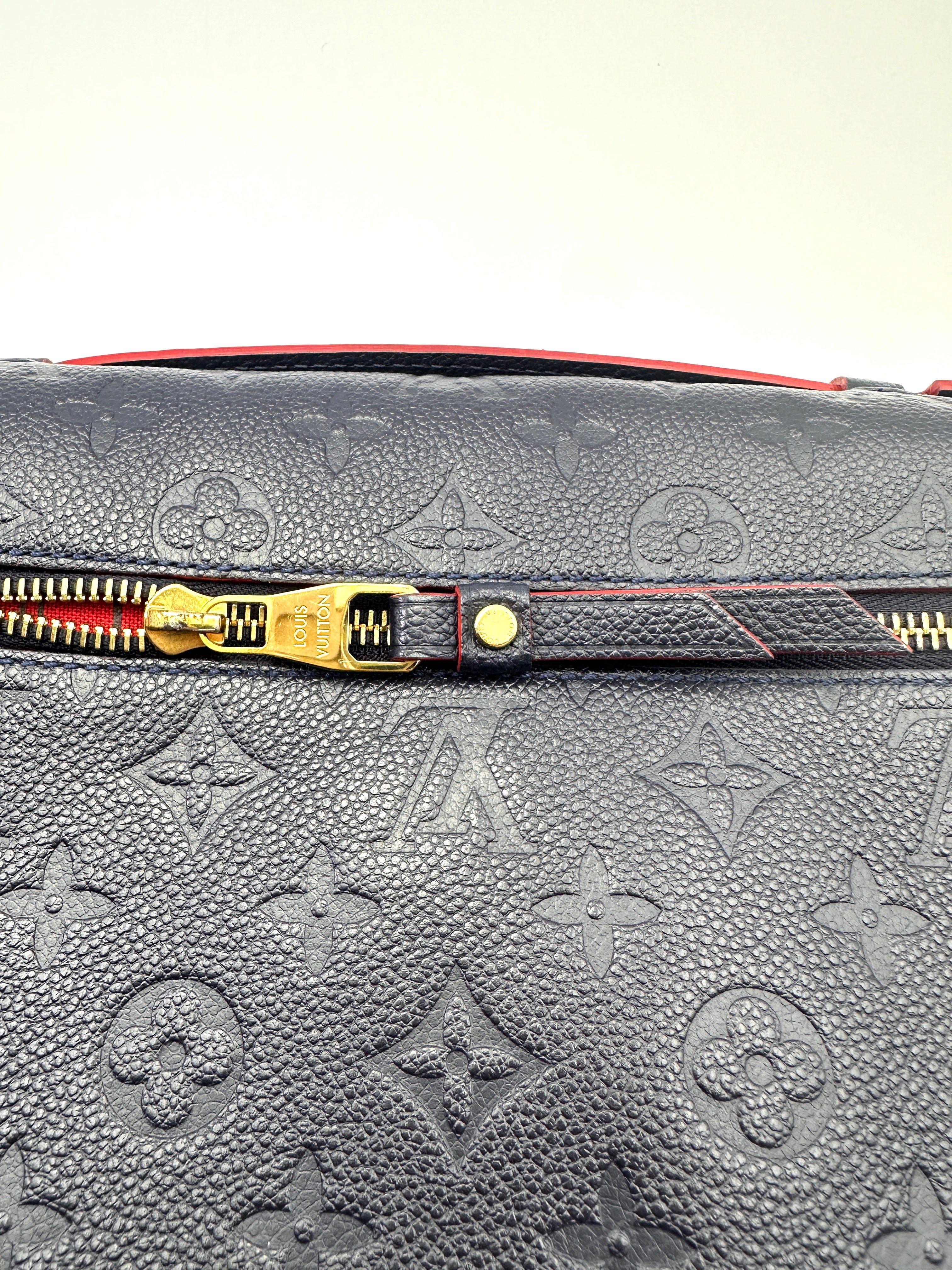 Louis Vuitton Navy Empreinte Monogram Leather Pochette Metis LV3107