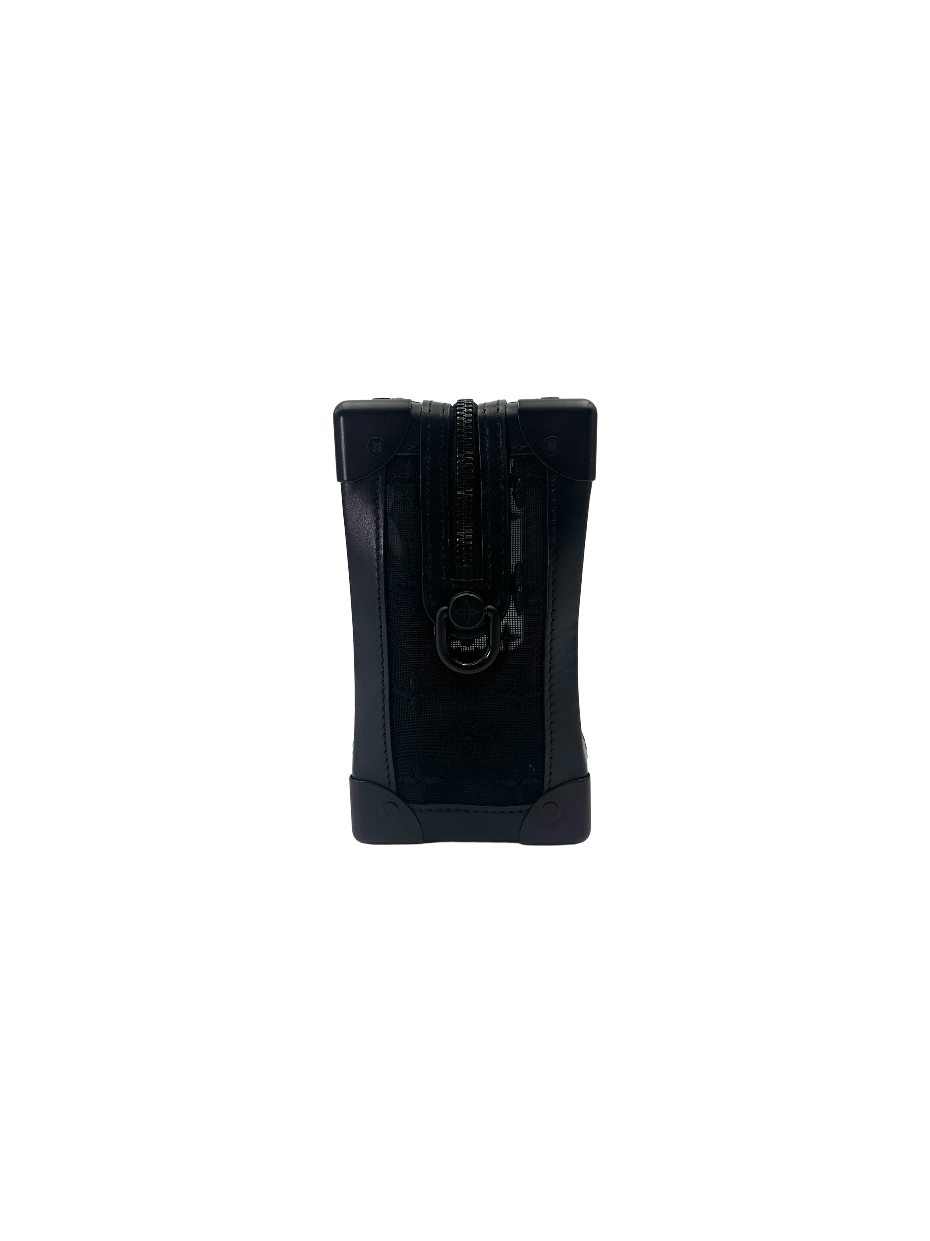 Louis Vuitton Black Monogram Mesh Soft Trunk LV3105