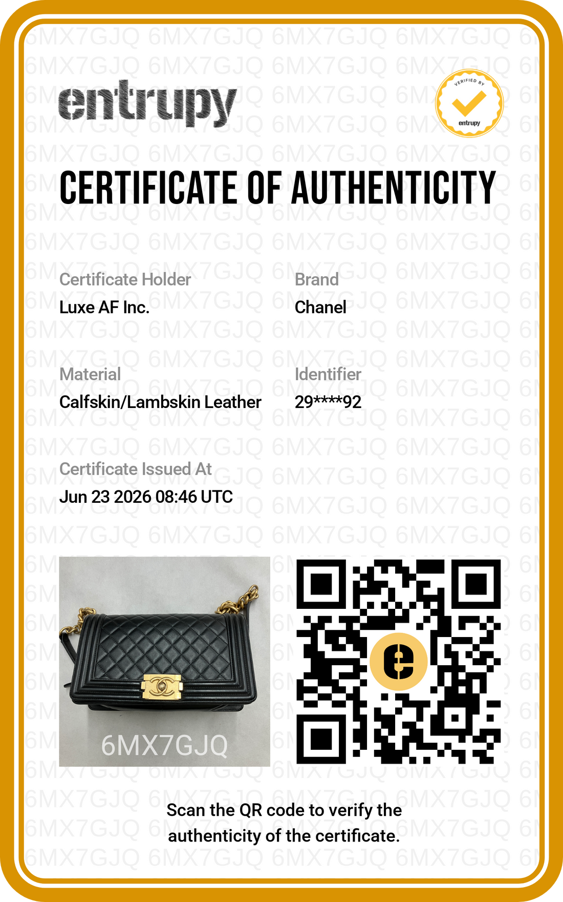 Chanel LeBoy Black Quilted Leather Medium Size Flap Bag With Gold Buckle(29***92) CC2248