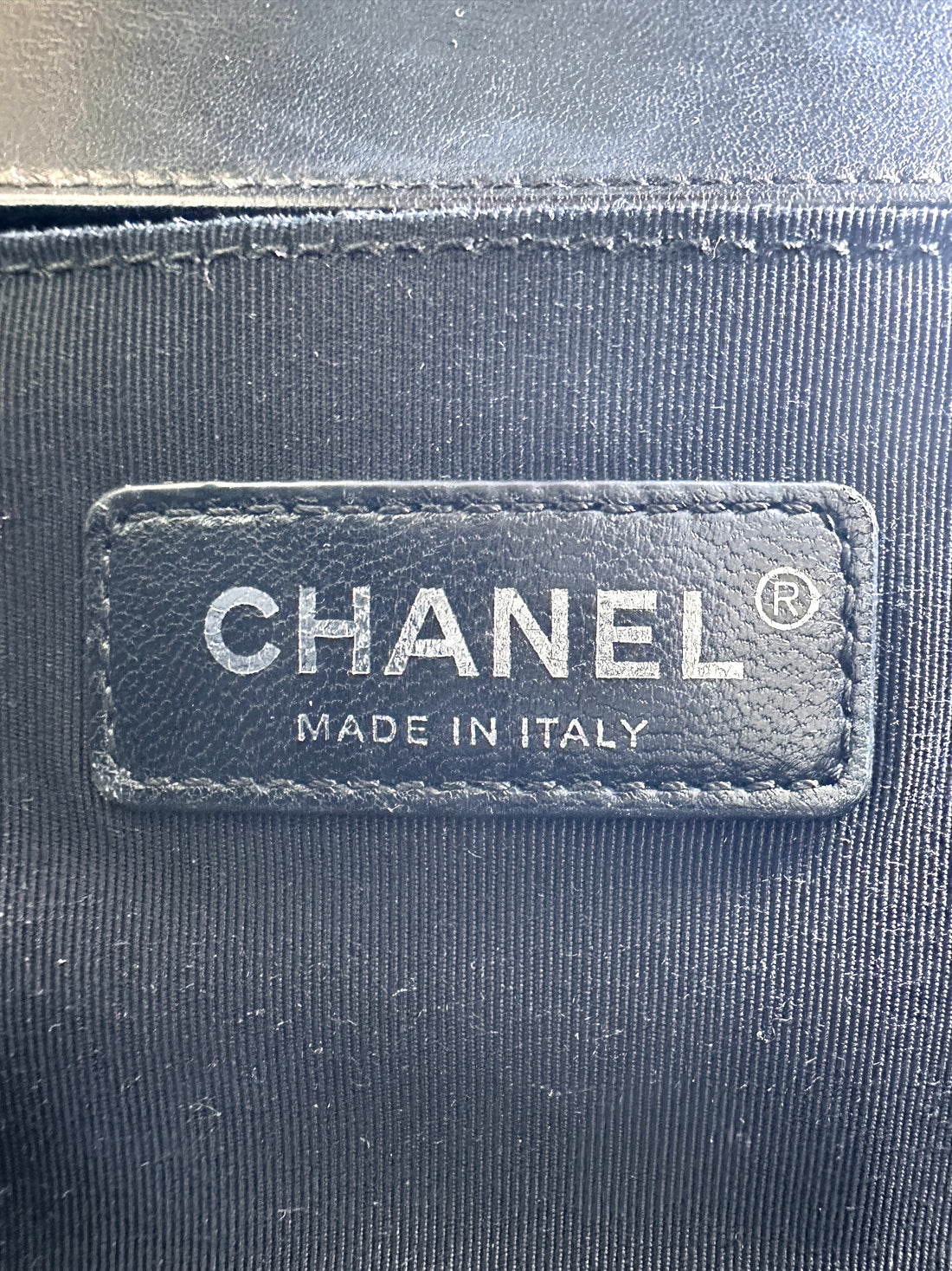 Chanel LeBoy Black Sequin Chevron Quilted Patent Leather Flap Bag(24***15) CC2251