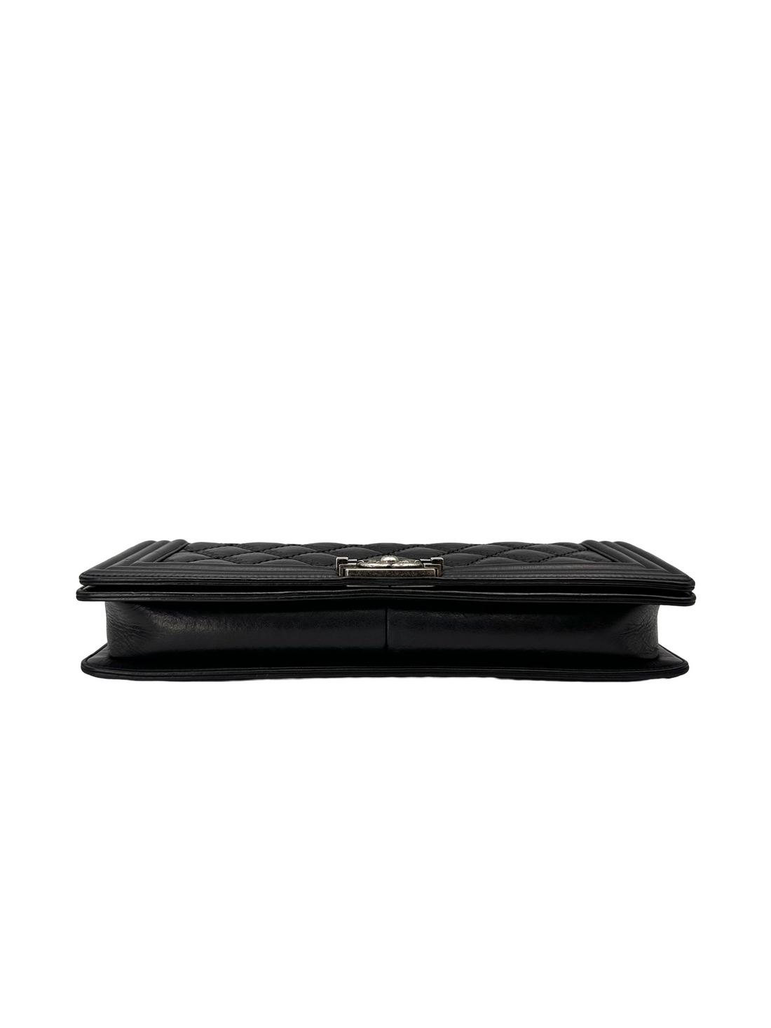 Chanel LeBoy Black Quilted Leather Long Flap Bag(18***66) CC2253