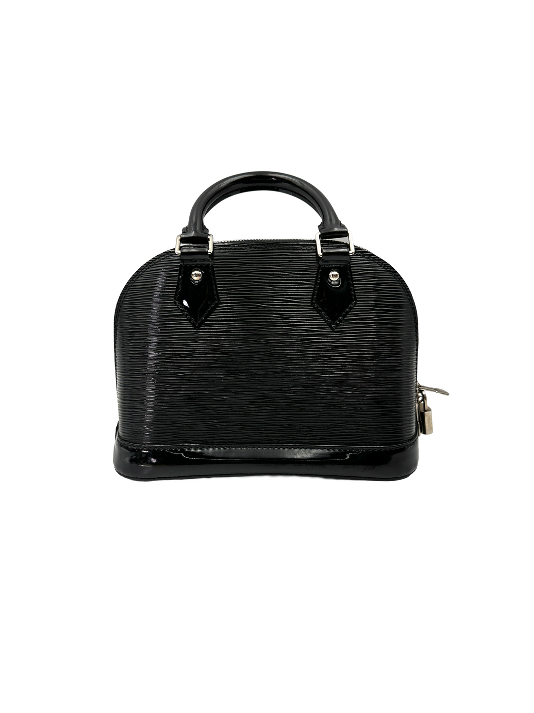 Louis Vuitton Alma BB Black Epi Leather Handle Bag LV3108