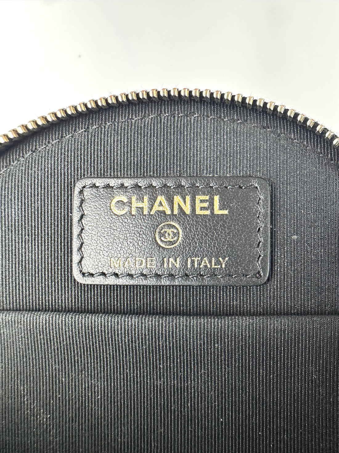Chanel Black Quilted Leather Top Handle Round Clutch(31***77) CC2260