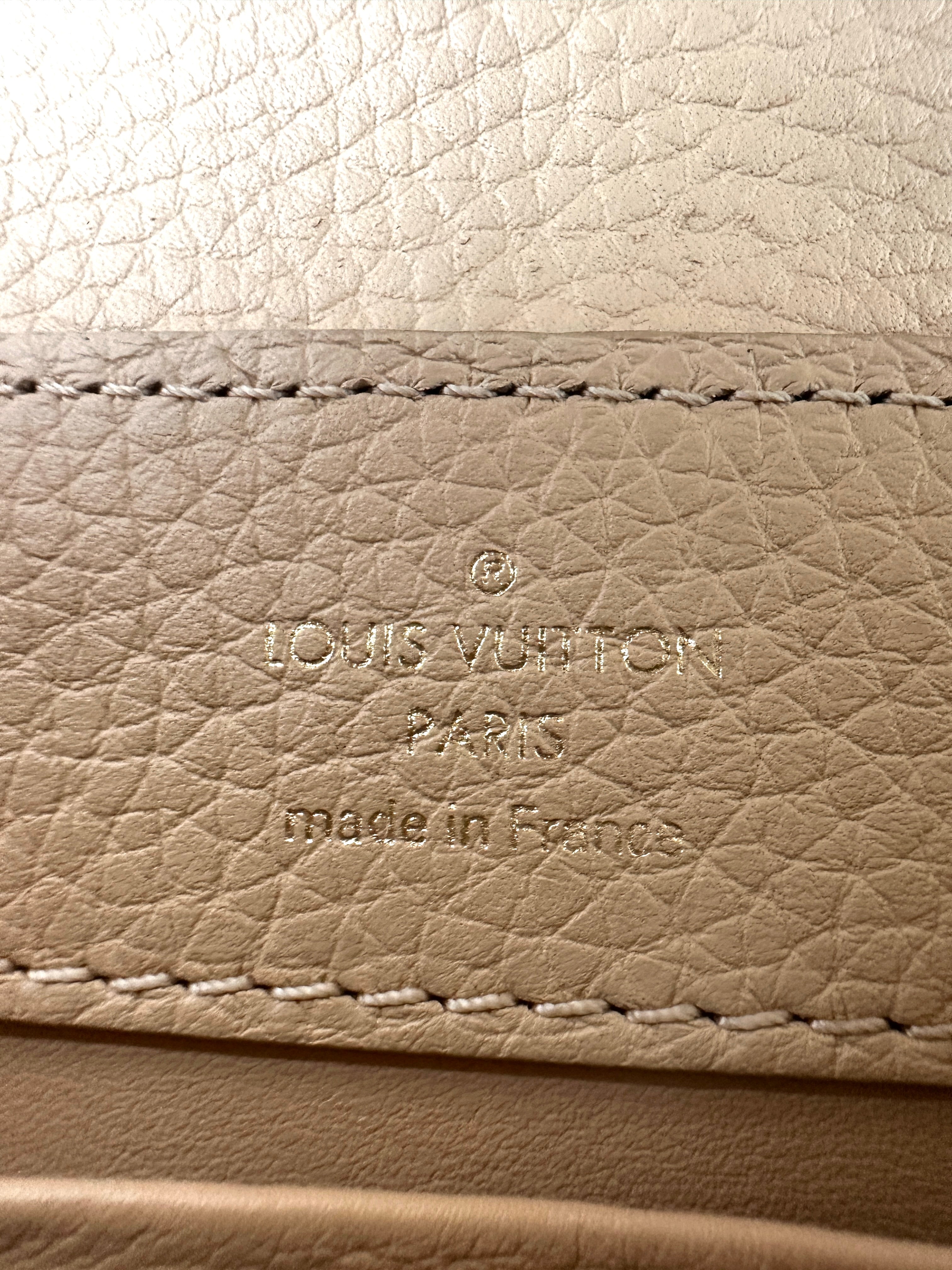 Louis Vuitton Capucines Pink Taurillon Leather Python Mini Handle Bag LV3114