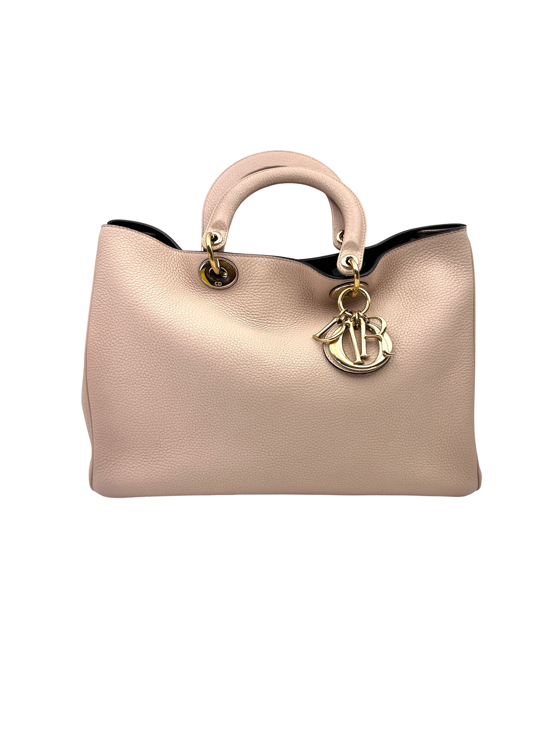Christian Dior Diorissimo Pink Leather Handle Bag DR822