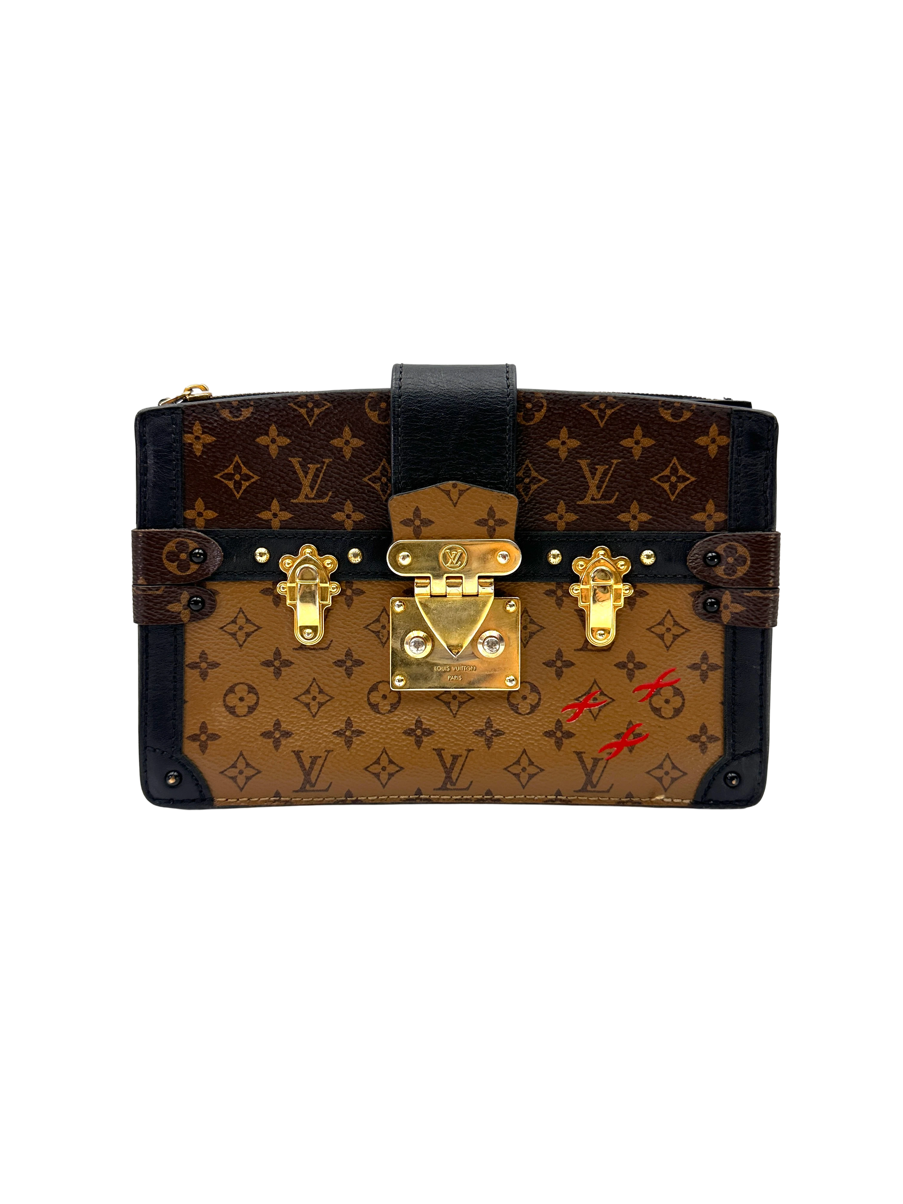 Louis Vuitton Trunk Clutch Monogram Canvas Bag LV3112