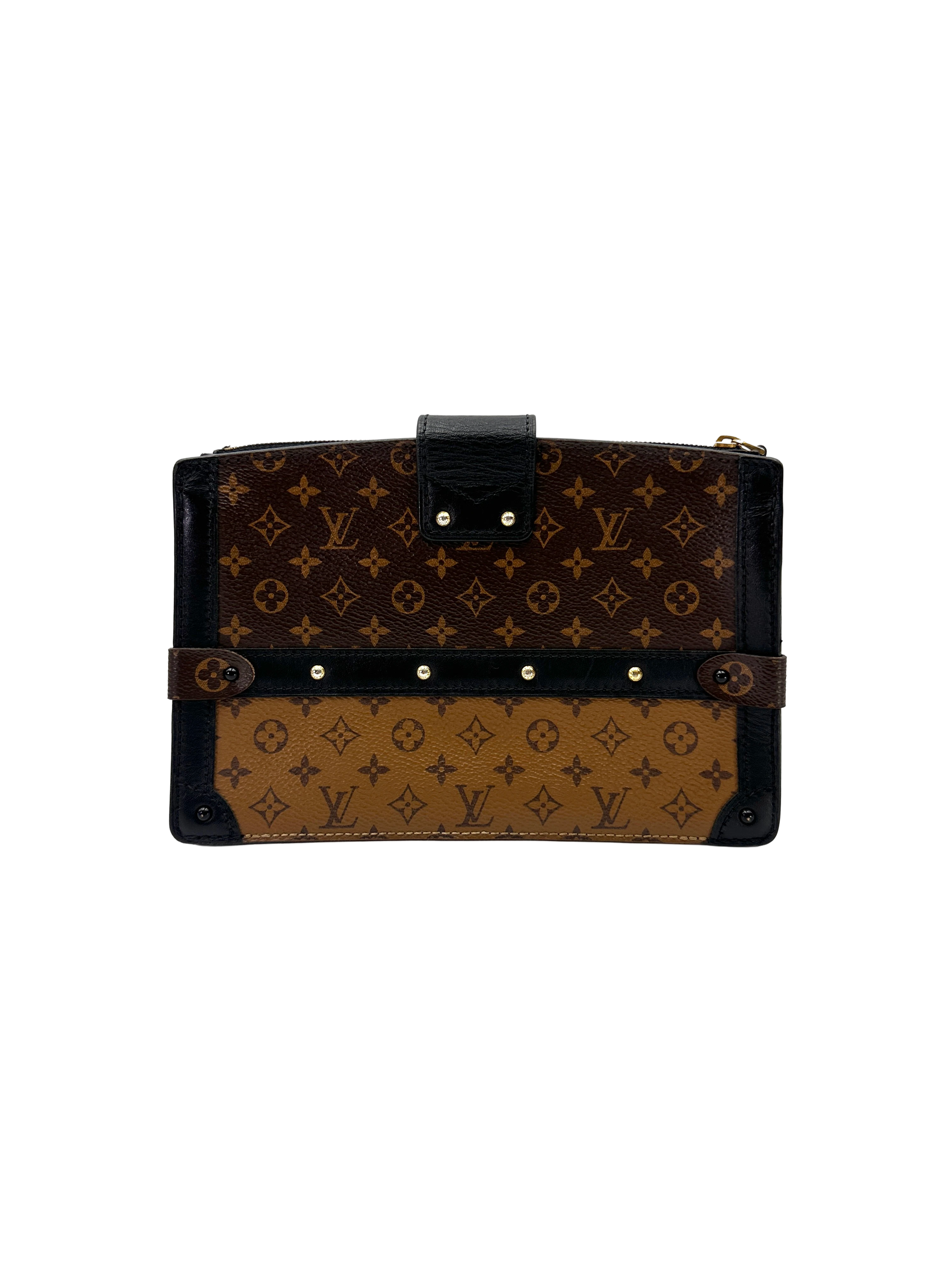 Louis Vuitton Trunk Clutch Monogram Canvas Bag LV3112